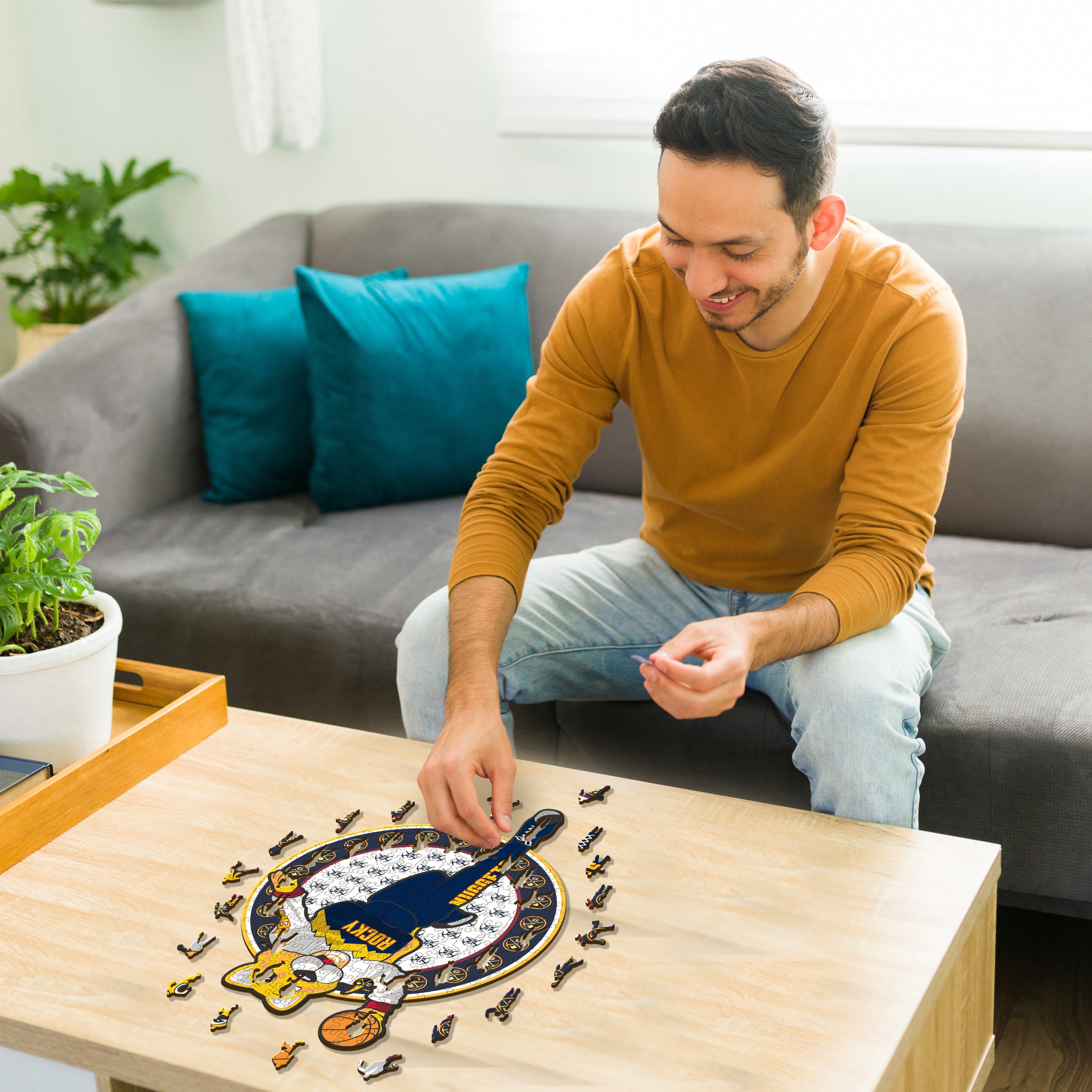 Denver Nuggets™ Mascot - Wooden Puzzle