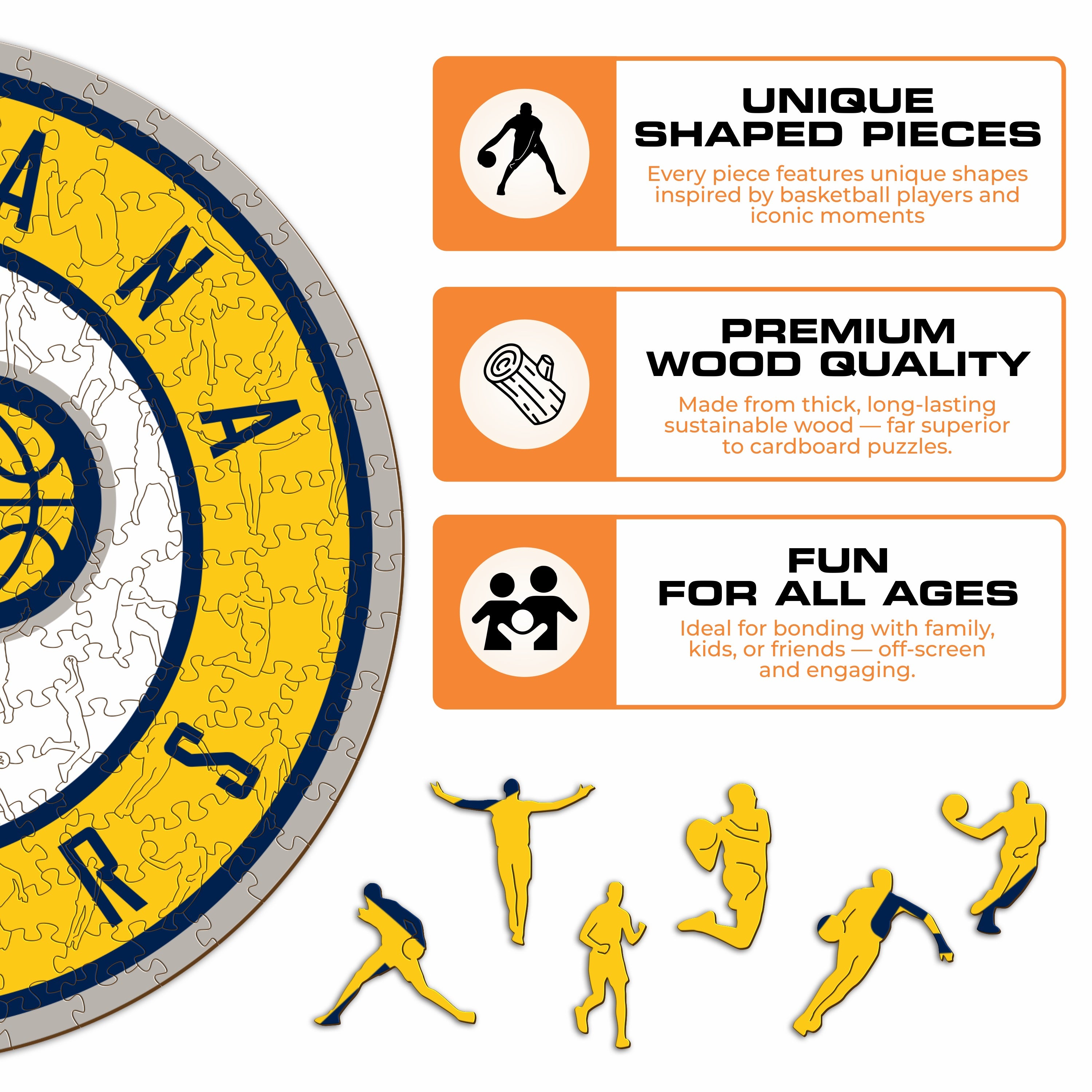Indiana Pacers™ - Wooden Puzzle
