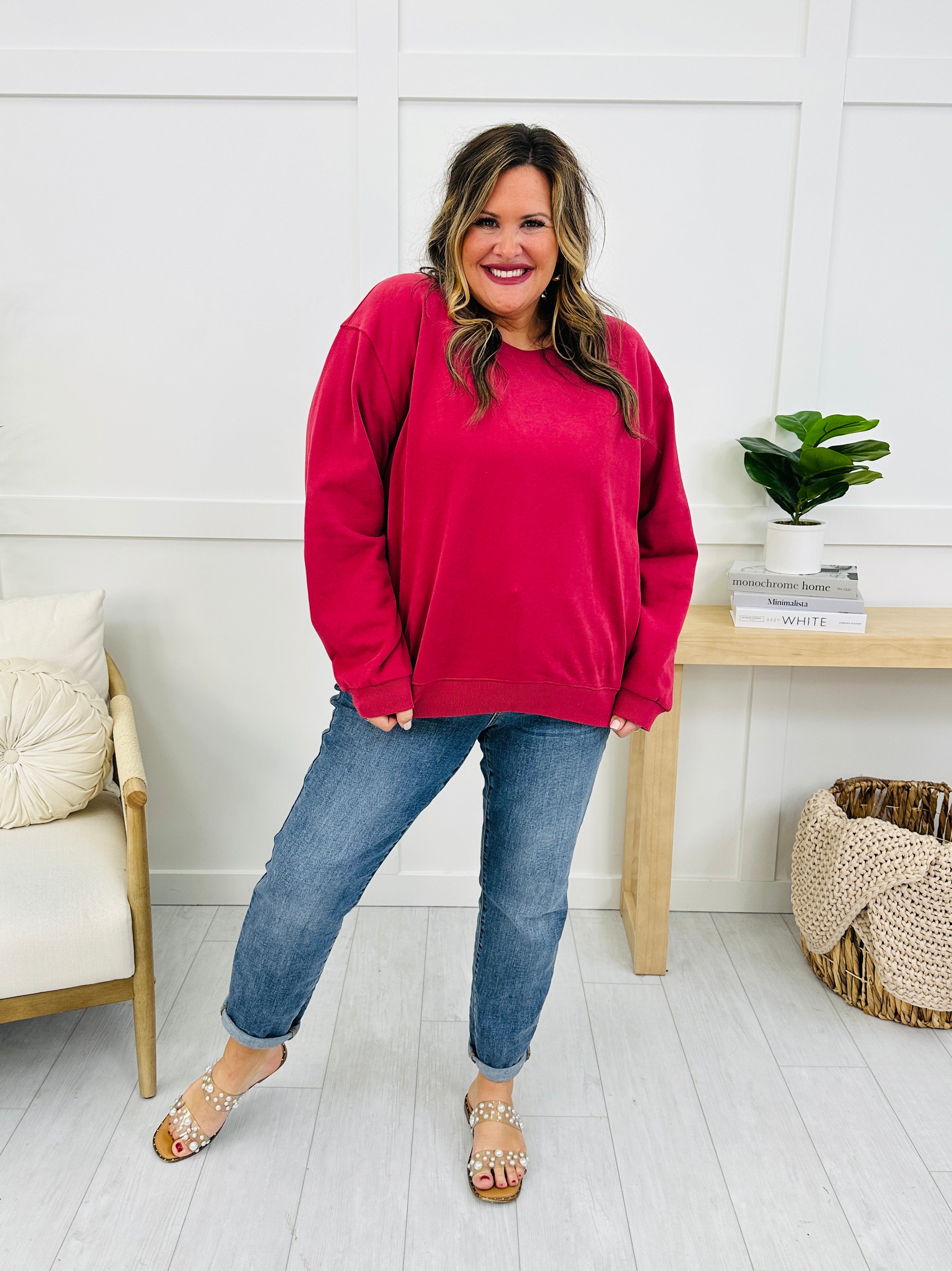 REG/CURVY MOCO Exclusive Basic Babe Pullover- Multiple Colors!