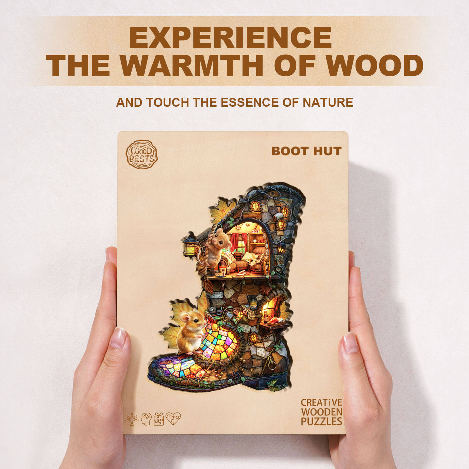 boot hut Wooden Jigsaw Puzzle