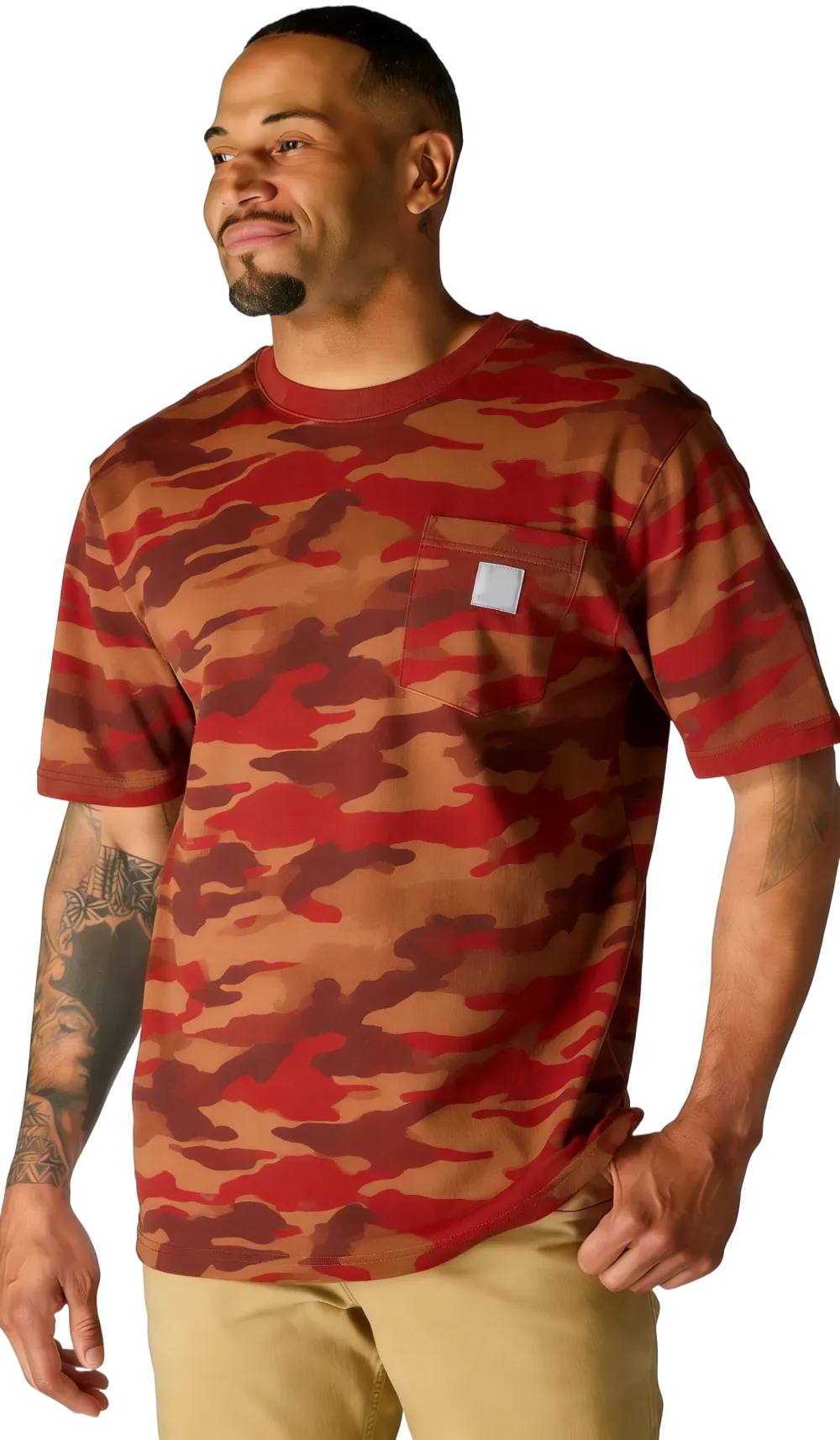 Men's Multi-Color Camo Short Sleeve Tee | Casual Everyday Style