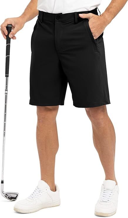 Men's Golf Work Shorts Stretch Waistband Dry Fit