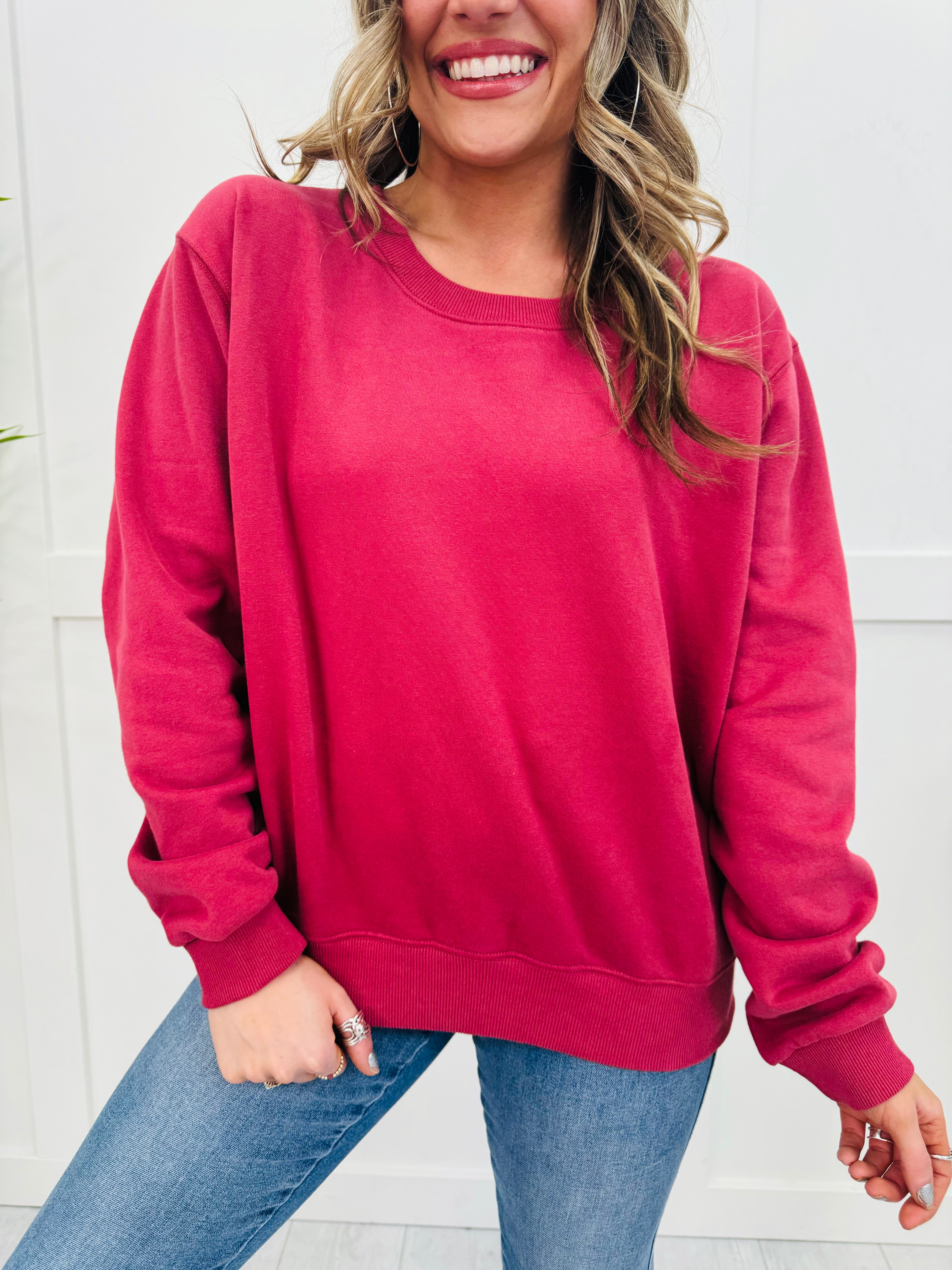 REG/CURVY MOCO Exclusive Basic Babe Pullover- Multiple Colors!