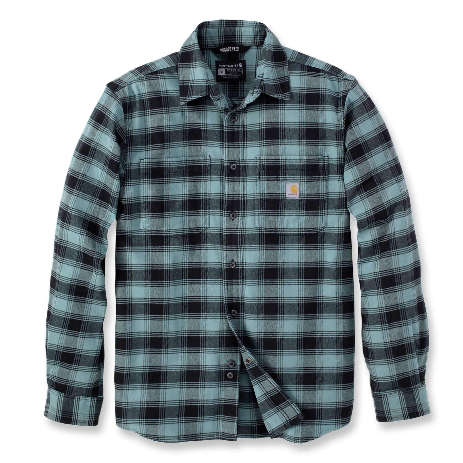 CHT Rugged Flex Midweight Relaxed Fit Flannel Long-Sleeve Plaid Shirt 105945