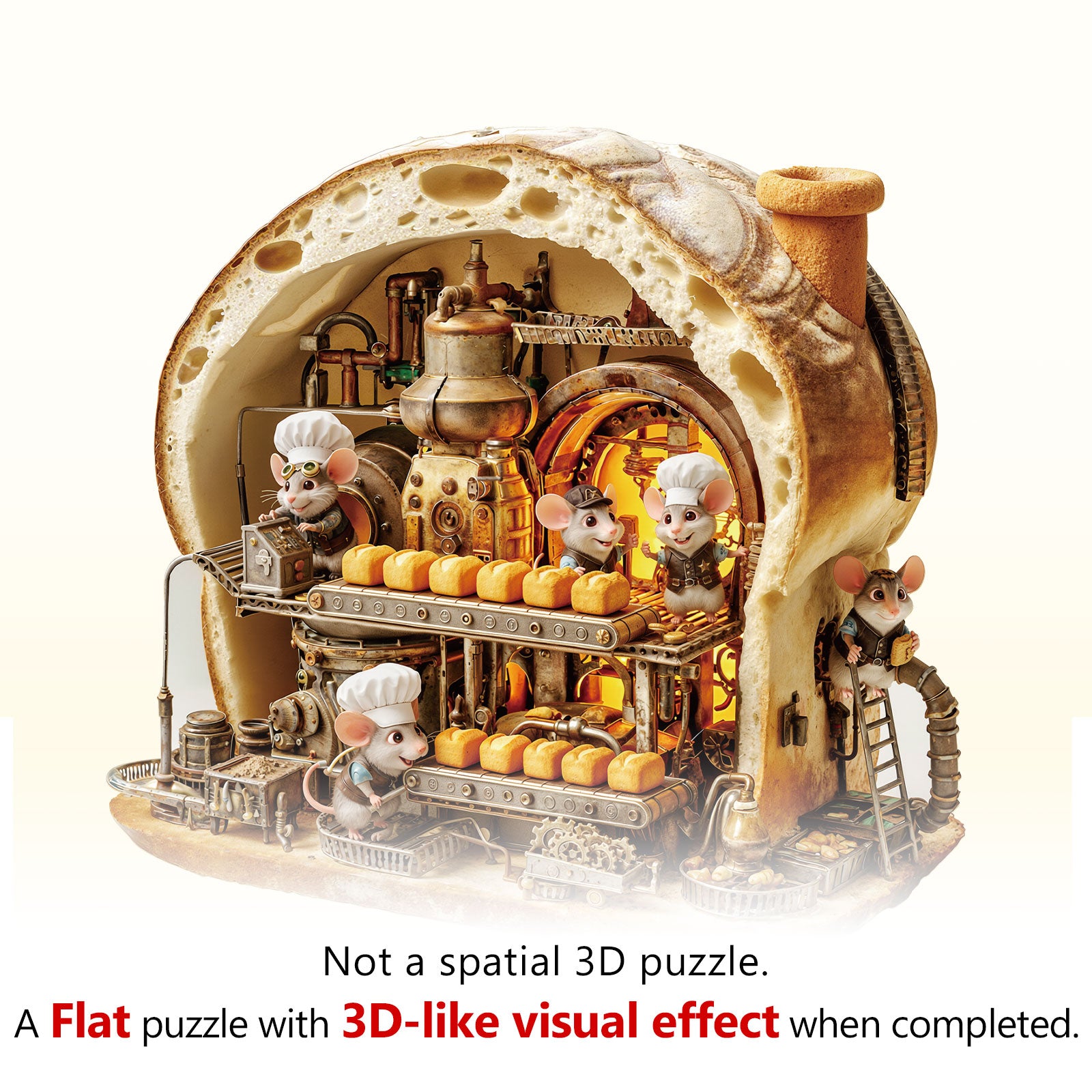 Mouse Bakery Wooden Jigsaw Puzzle