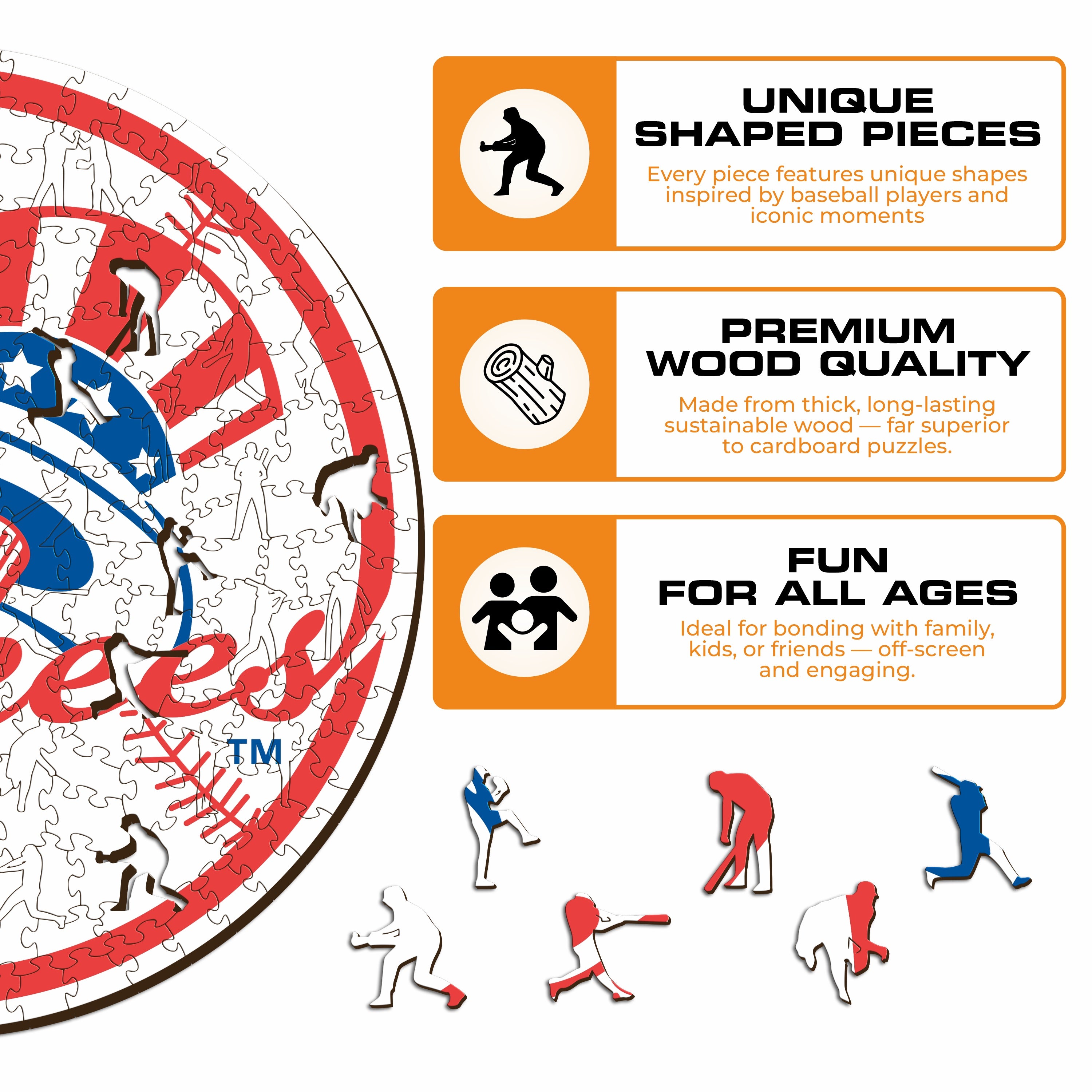 New York Yankees™ - Wooden Puzzle