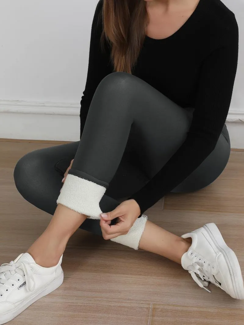 Winter Thick Warm FLeece Lined Leggings