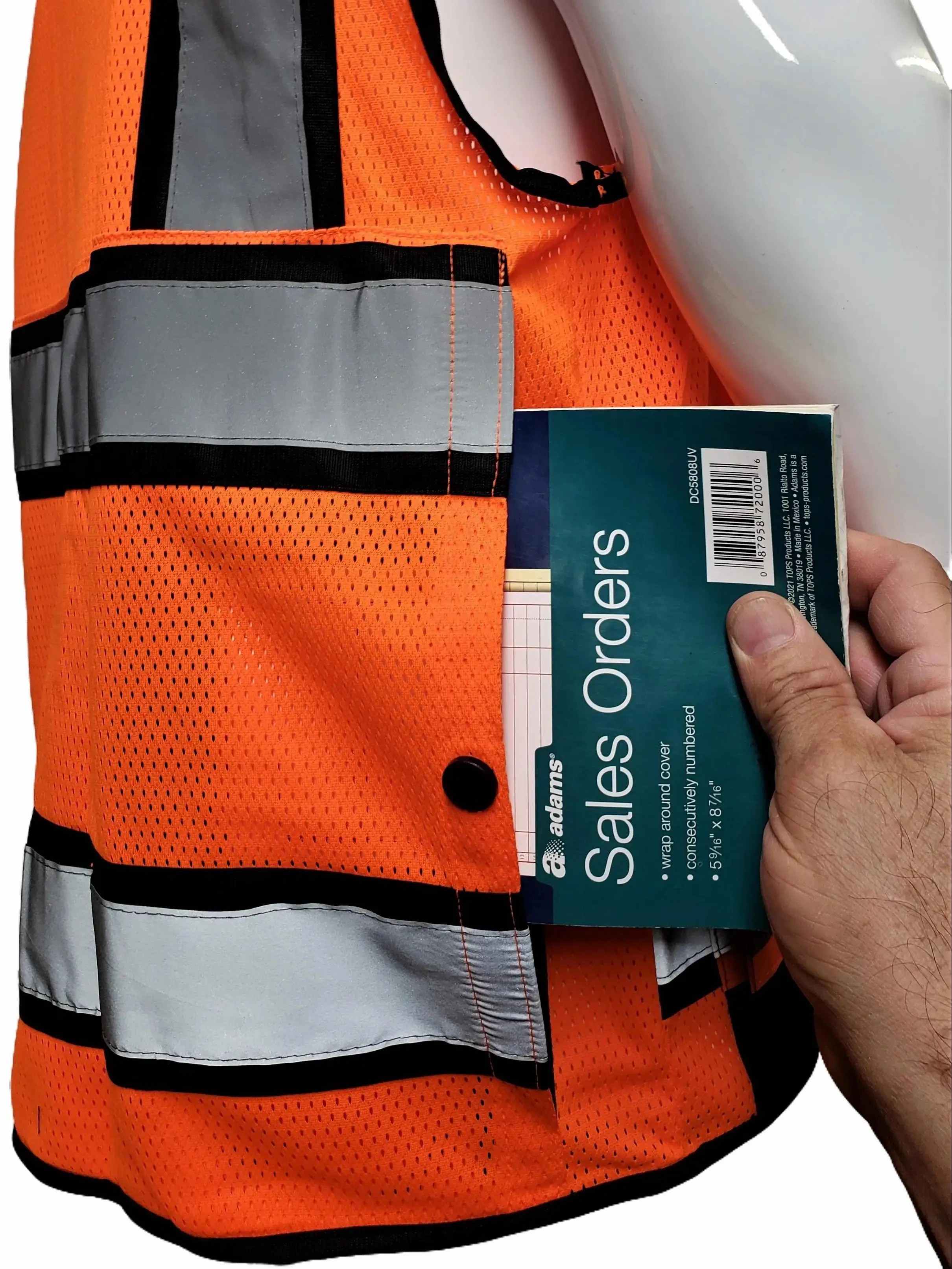 🛍️【Stock Up Deals】Superintendent Vest, High Visibility Reflective Safety, Mesh Safety Vest with Zipper and Multi pockets