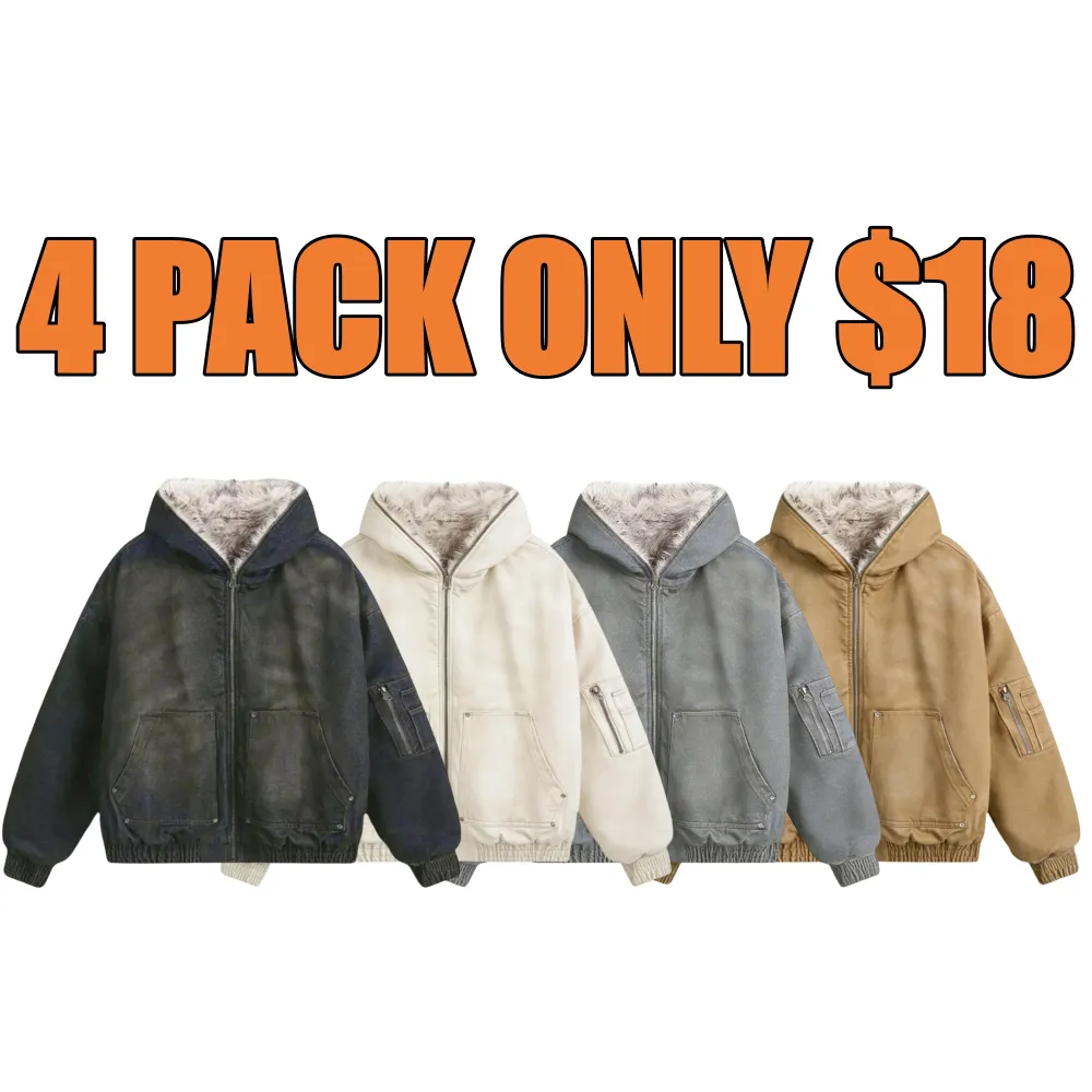 Hooded Zippered Flight Jacket