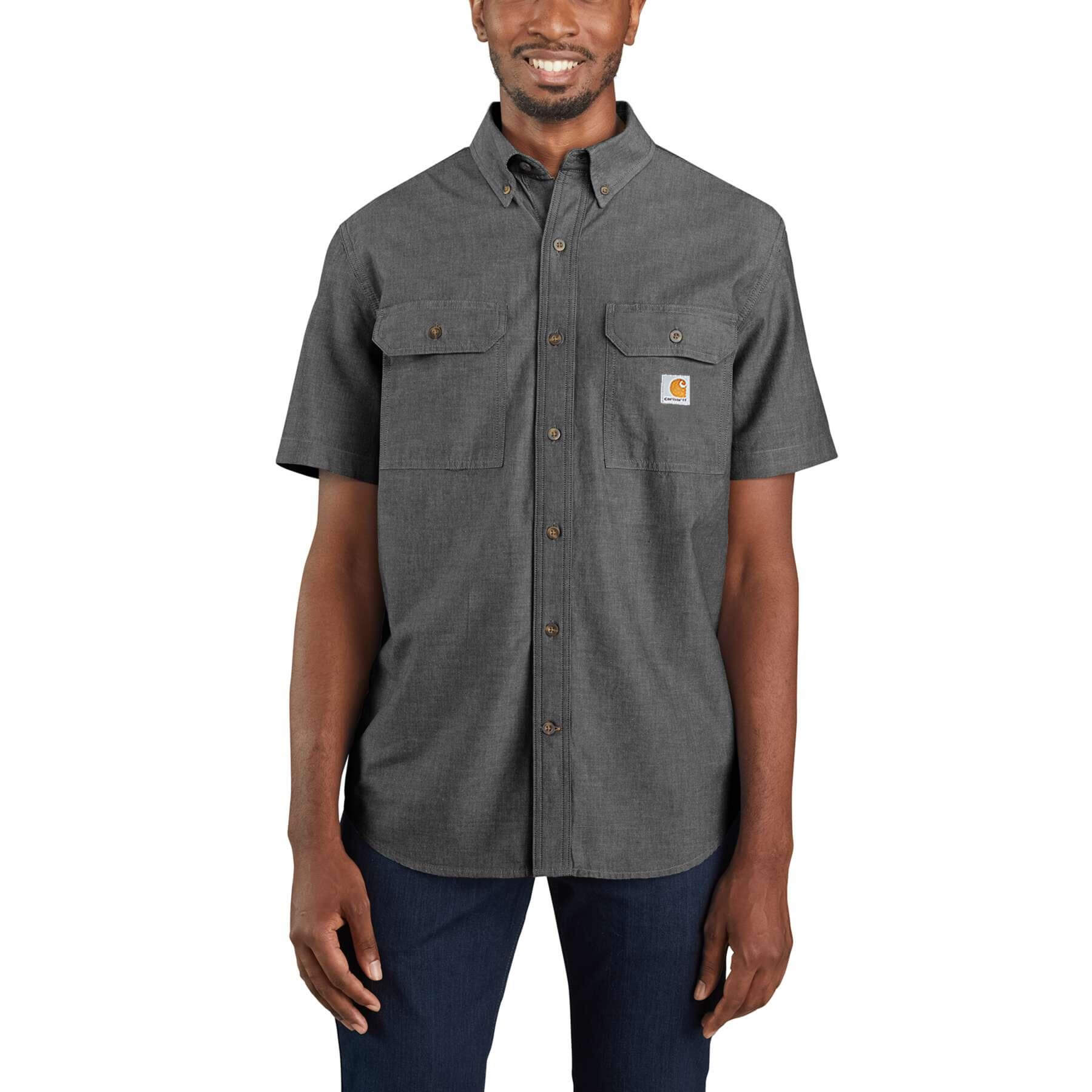 CHT Loose Fit Chambray Short-Sleeve Shirt 104369