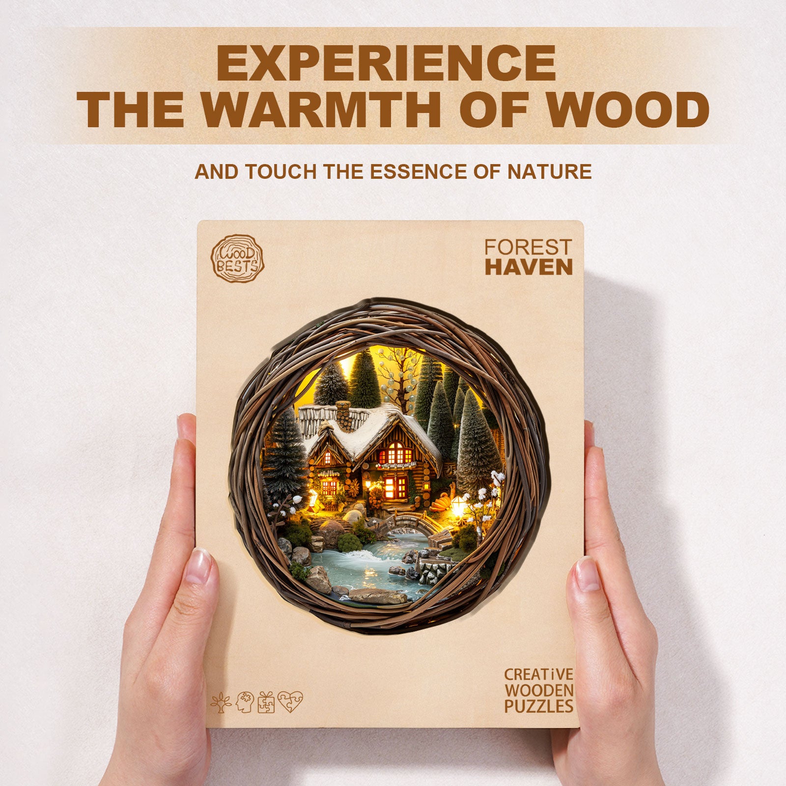 Forest Haven Wooden Jigsaw Puzzle
