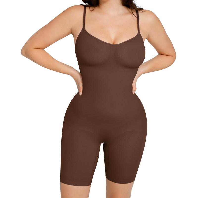 Women Butt Lifter Bodysuit  Tummy Control Shapewear Seamless Womenswear Comfort Spaghetti Strap Hip Underwear Basic Minimalist TikTokShopBlackFriday