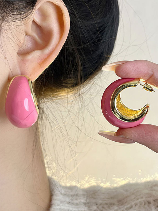 Geometric Drop Earrings