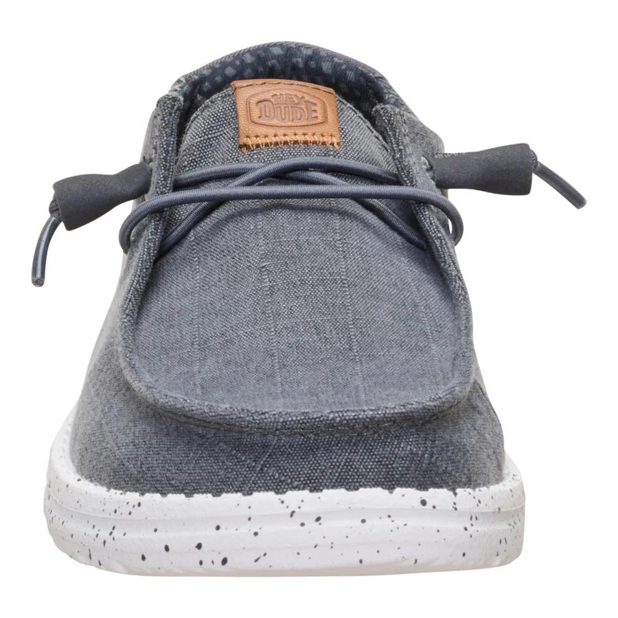 Wendy Chambray Grid - Charcoal