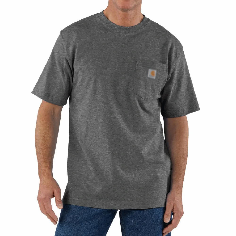 🔥Last Day Promotion! Men's Workwear Loose Fit Heavyweight Short-Sleeve Pocket T-Shirt