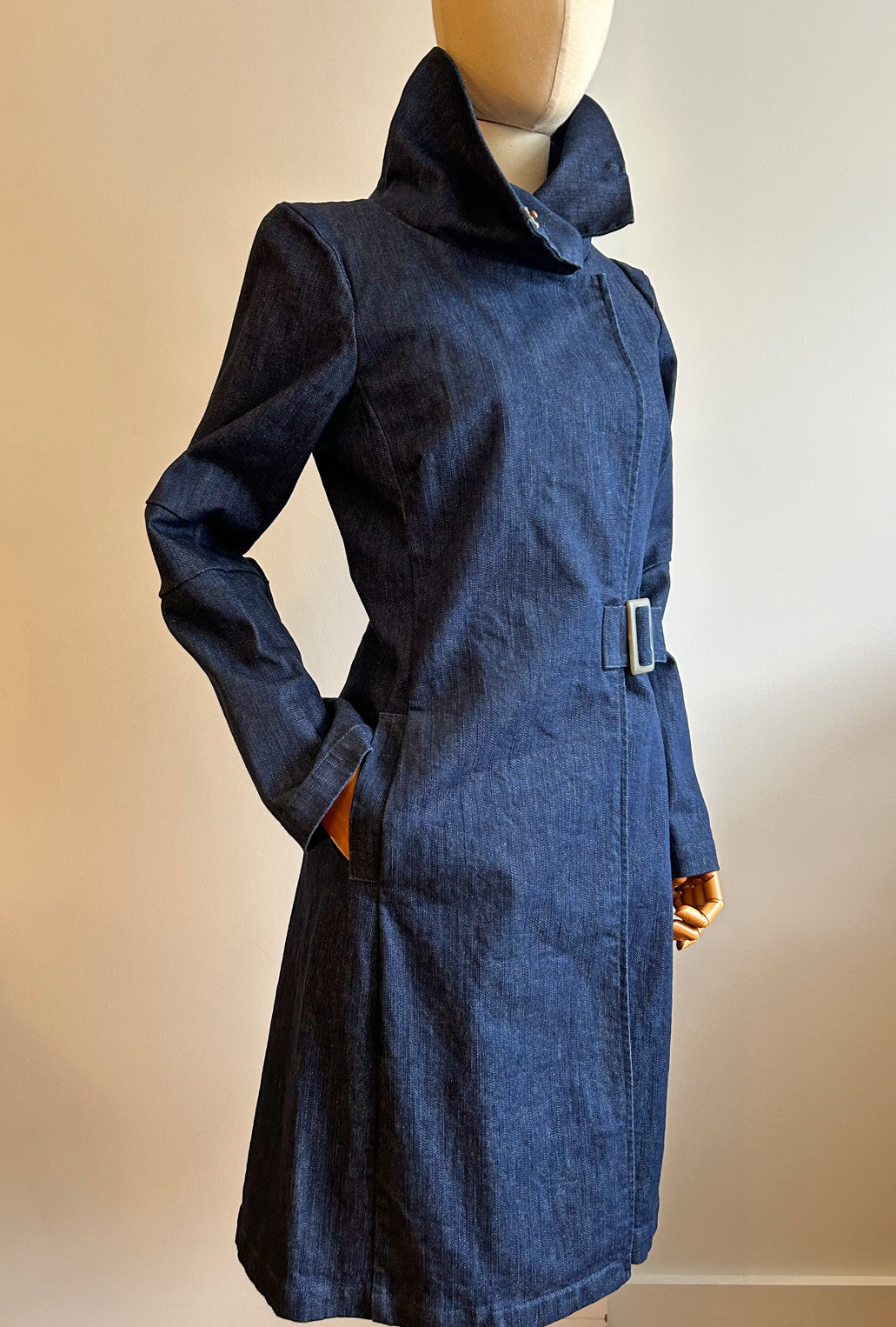 DENIM HYBRID ARCH COAT