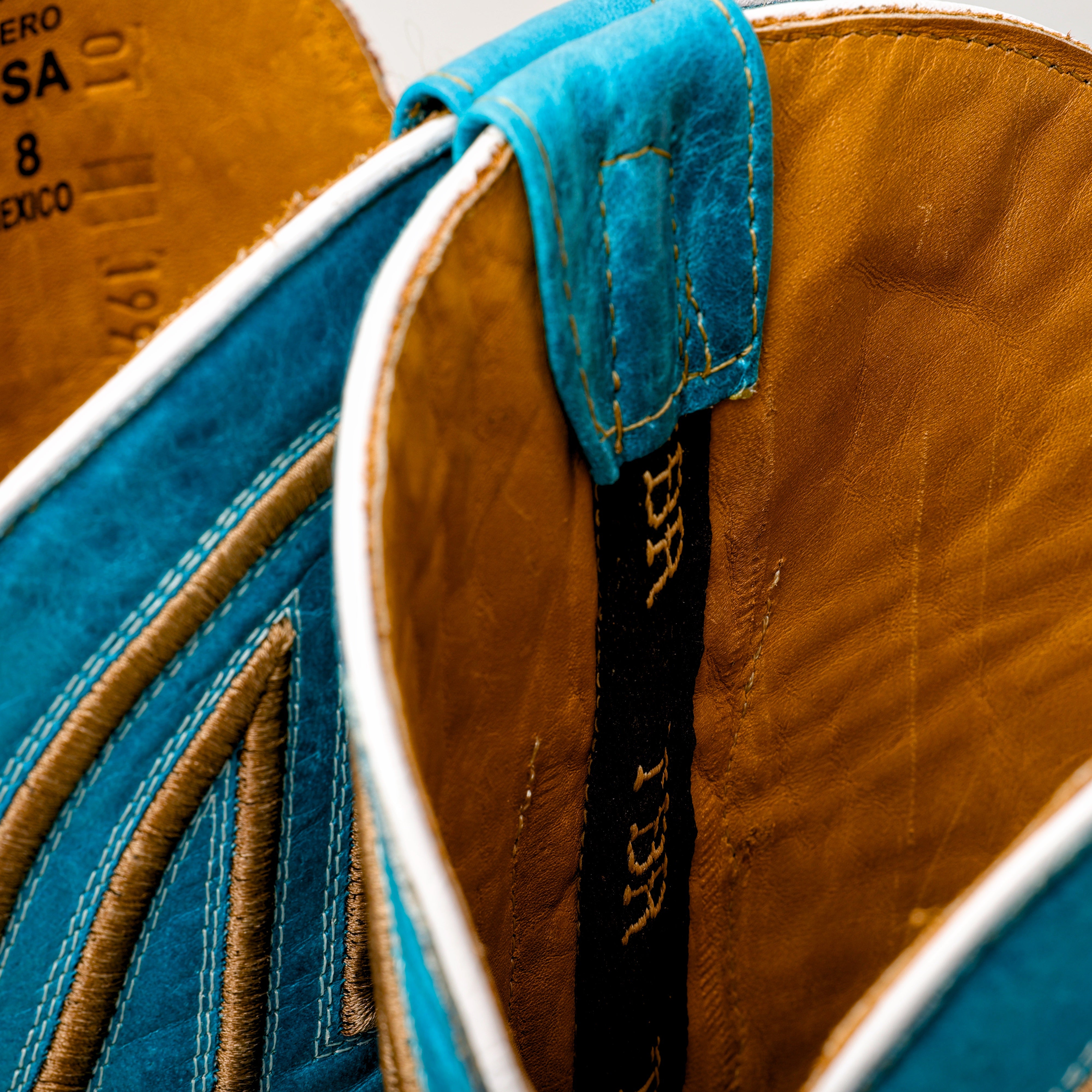 Honey Rough-Out Boots - Square Toe