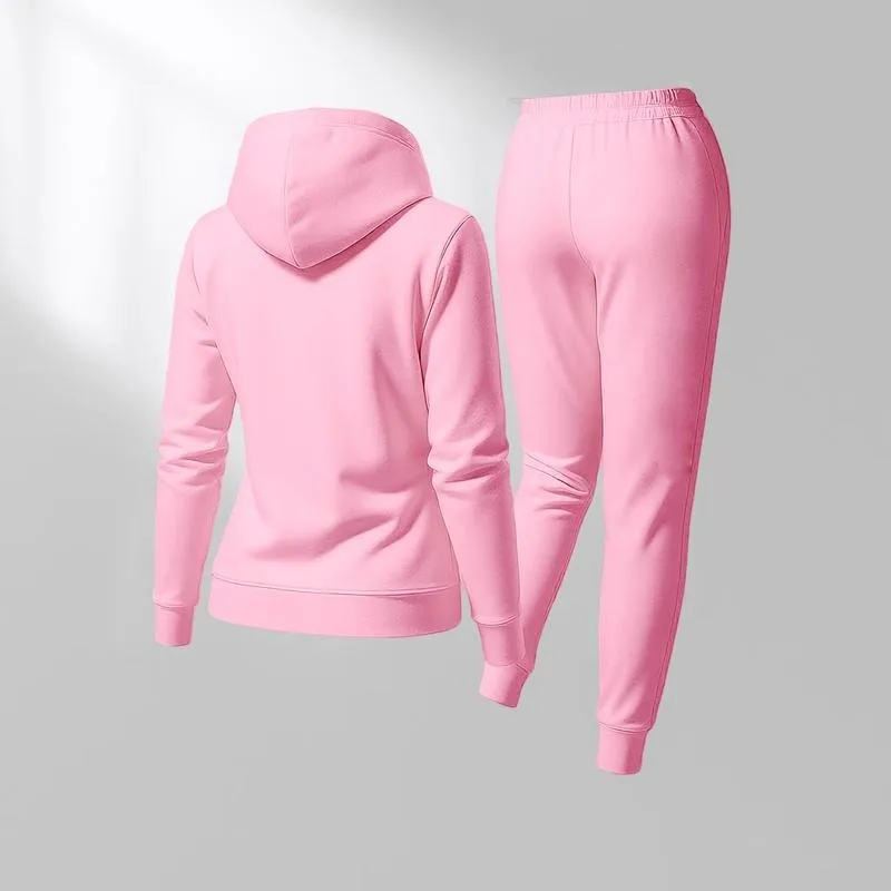 Women's Milan city print hoodie and drawstring track pants set