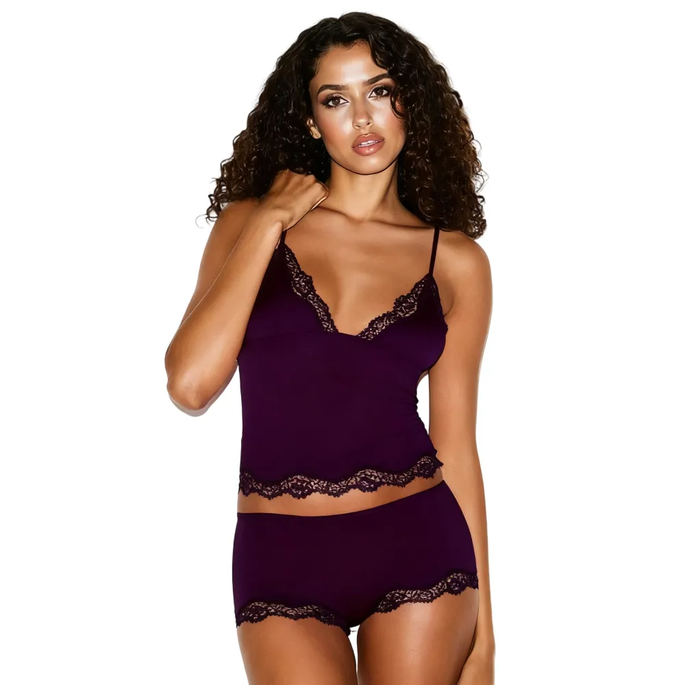 Women's Sexy Lace Wirefree Breathable Bralette & Panties Set