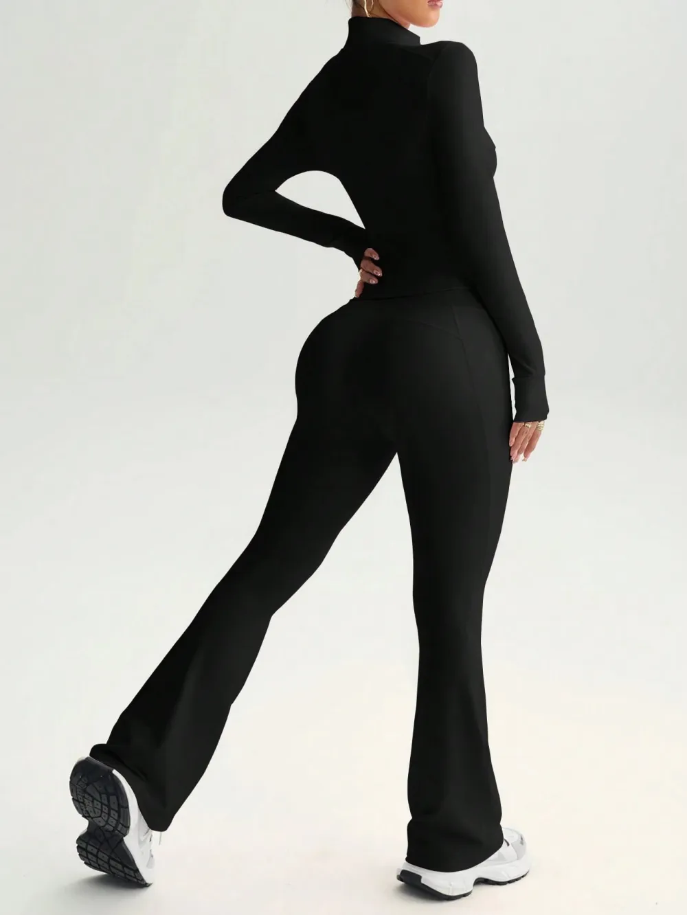 Women's Street Style 2-Piece Bodycon Activewear Set