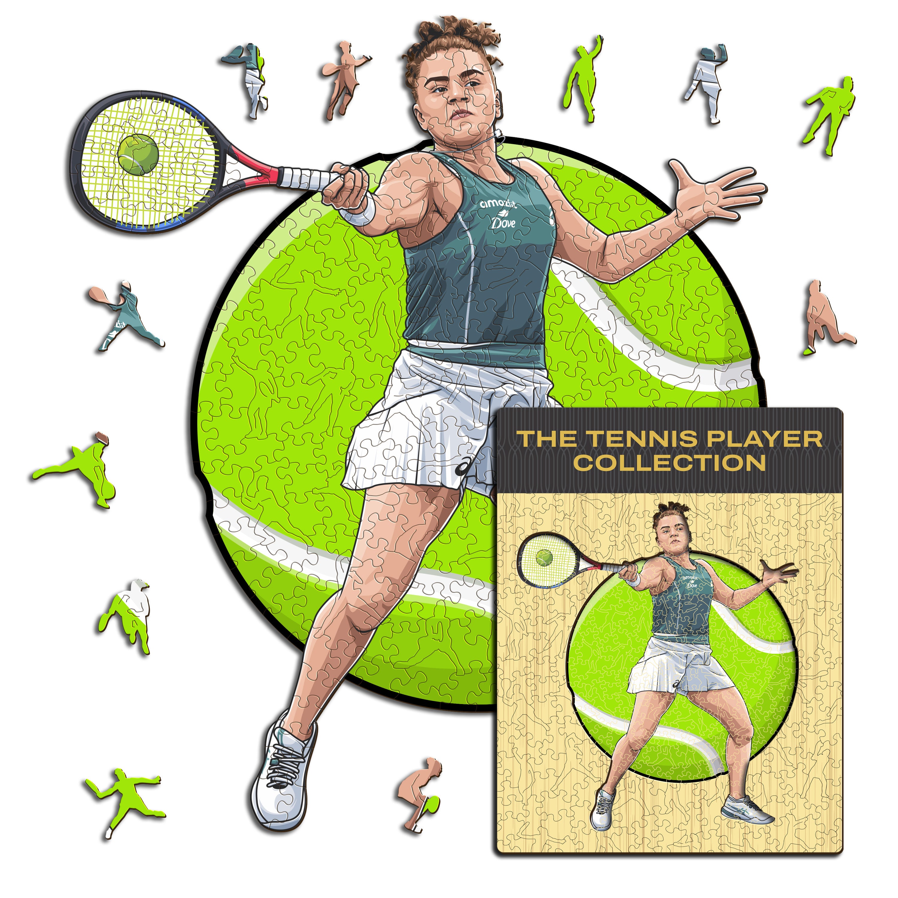 Jasmine Paolini - Wooden Puzzle