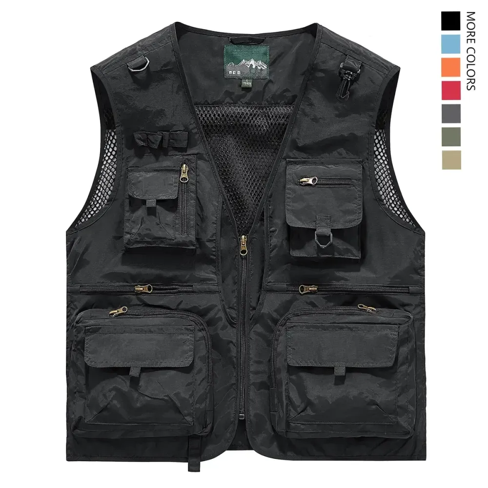 Made from 100% nylon, anti-static design ensures safety (true size). Men’s fashion quick-dry mesh casual outdoor multi