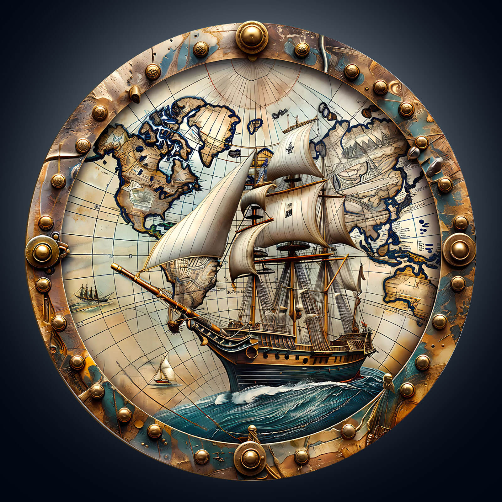World Voyage Wooden Jigsaw Puzzle