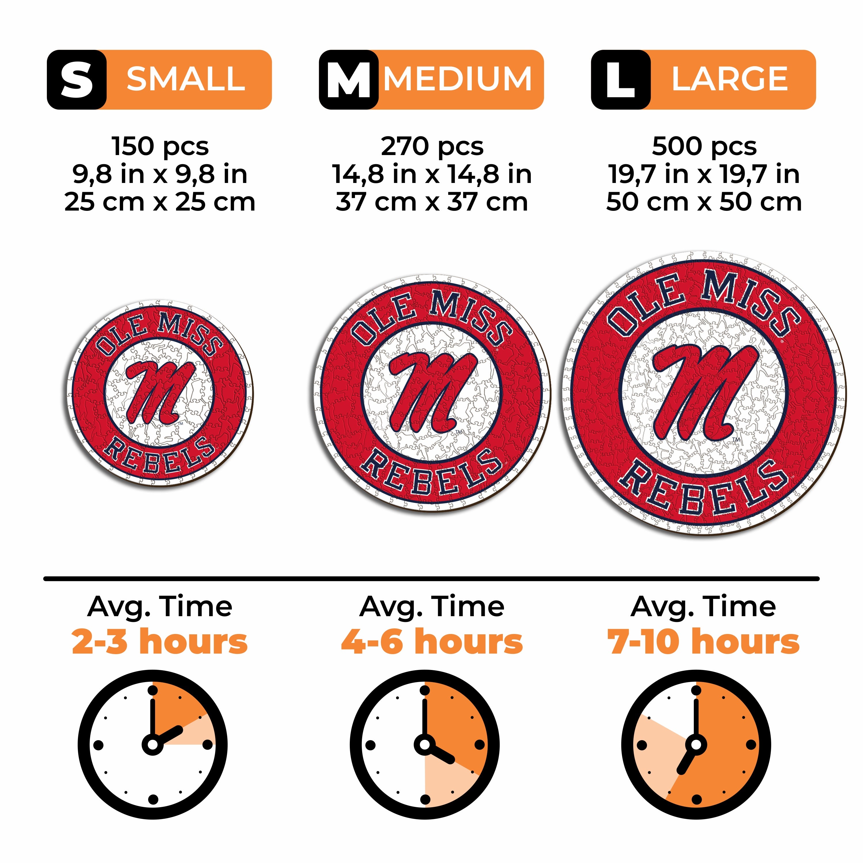 University of Mississippi - Wooden Puzzle