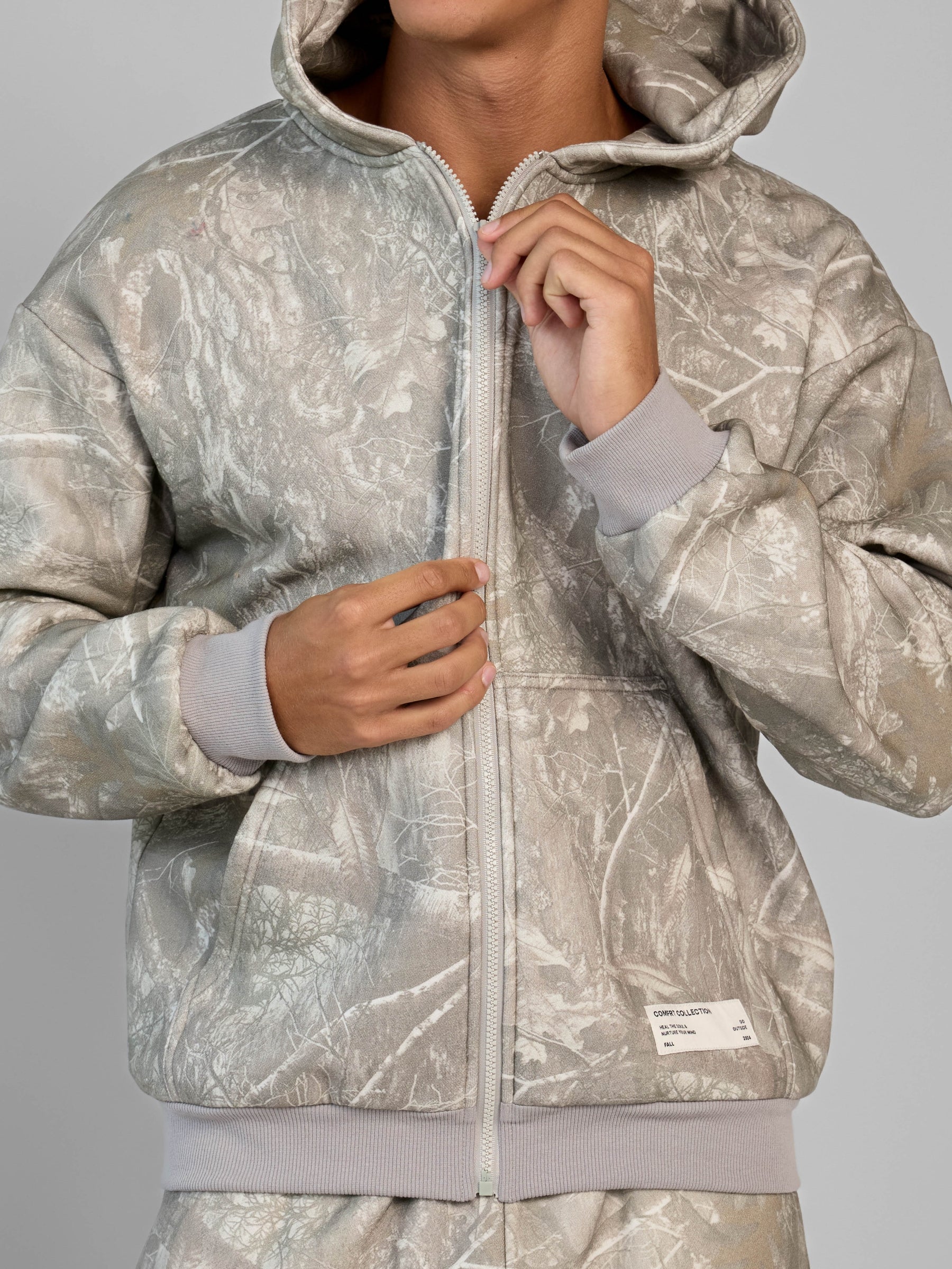 Camo Zip Hoodie