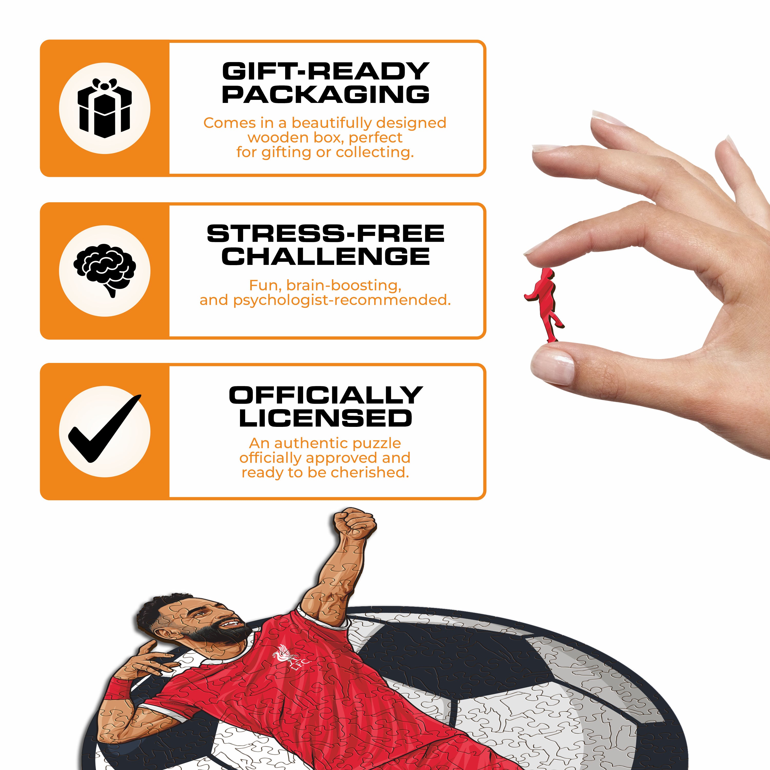 Mohamed Salah - Wooden Puzzle