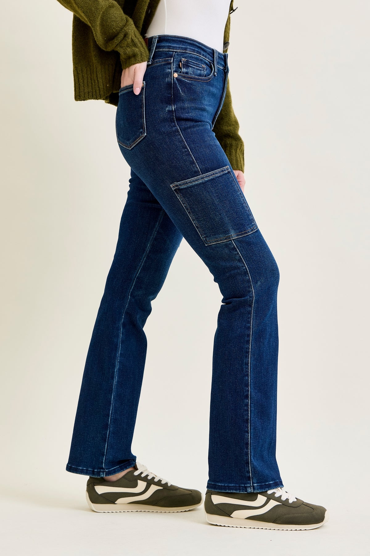 Daisy Cargo Bootcut Jeans