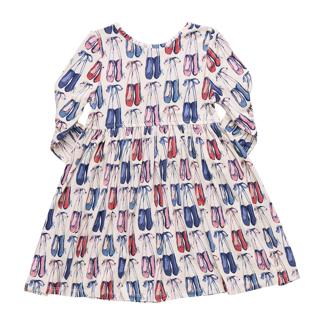 Girls Bamboo Steph Dress Ballet Slippers