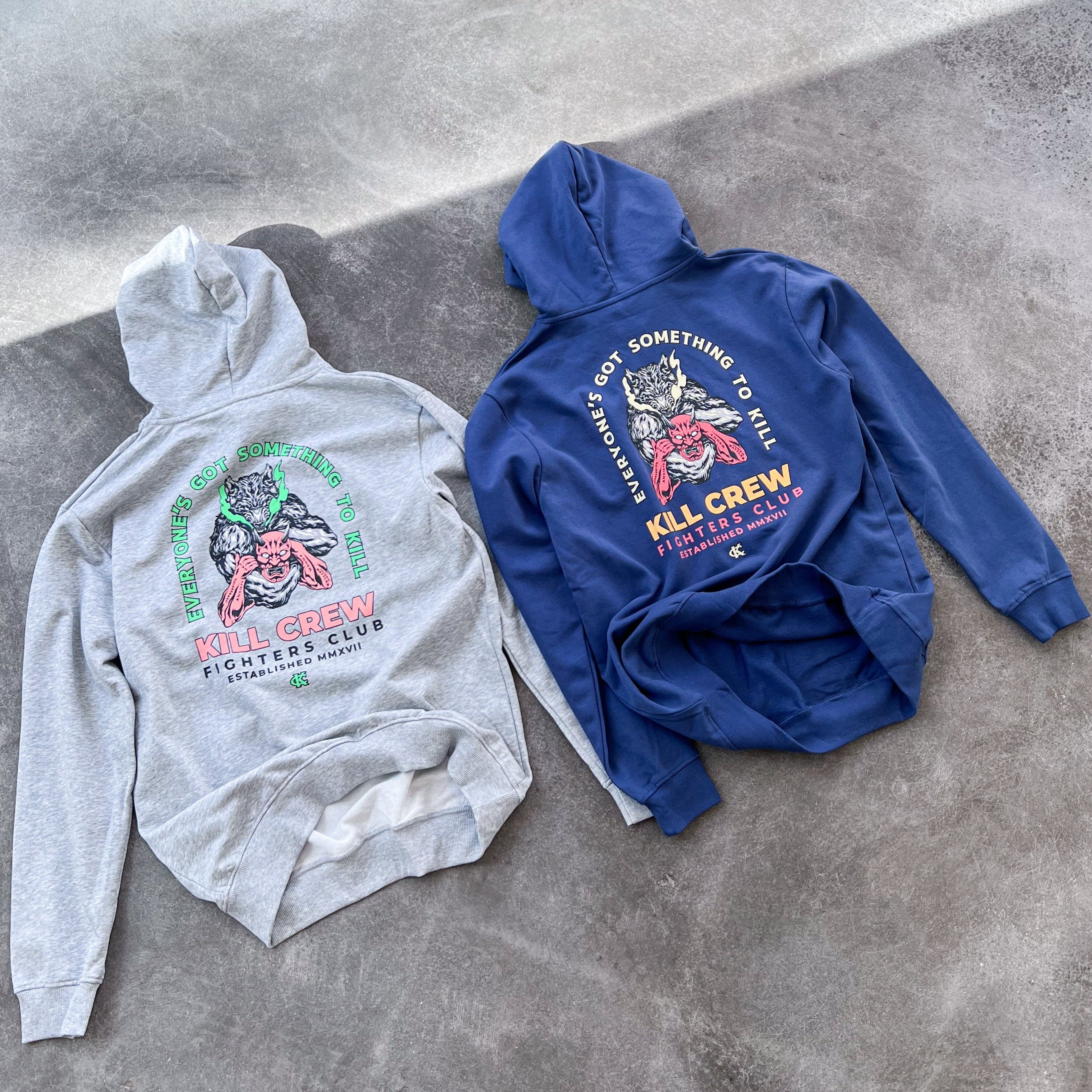 INNER DEMONS HOODIE - BLUE