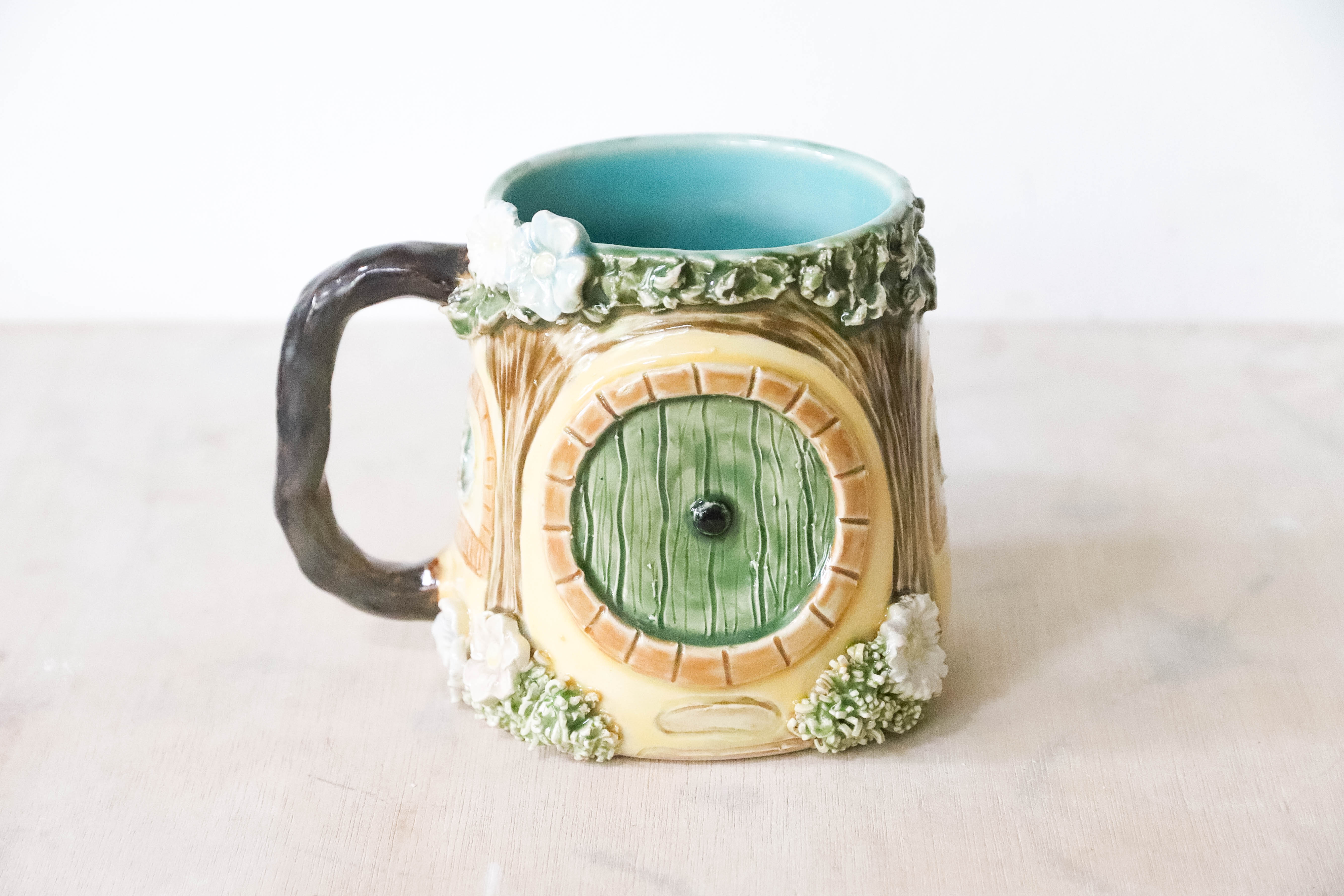 Yellow Hobbit House Stoneware Mug
