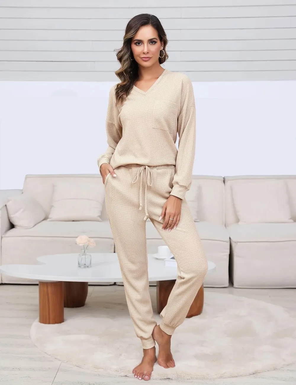 Womens Two Piece Outfits Lounge Sets