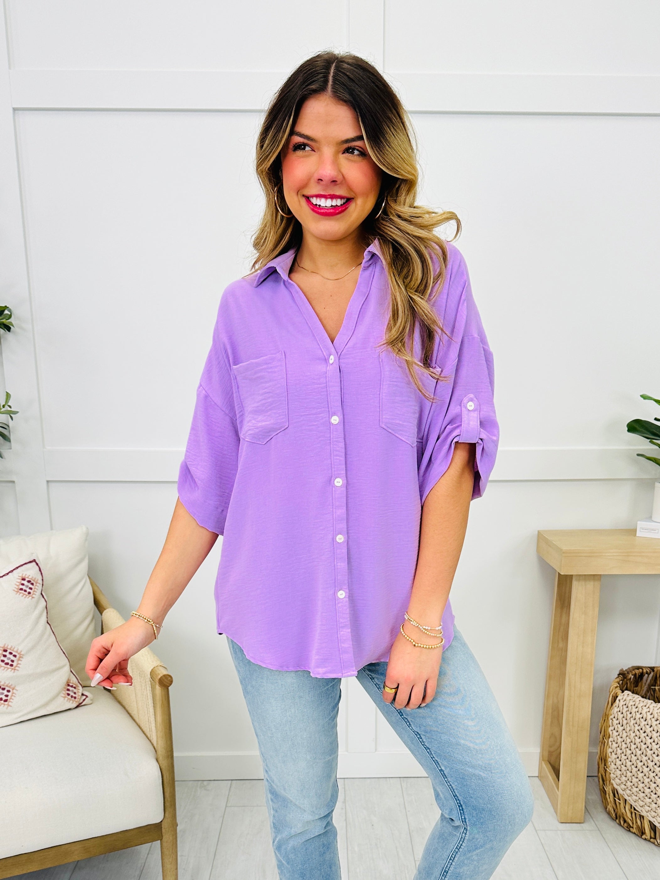 The Perfect Pocket Top- Multiple Colors!