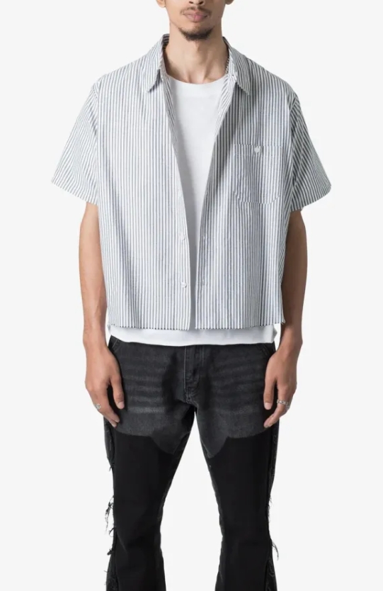 STRIPED S/S SHIRT