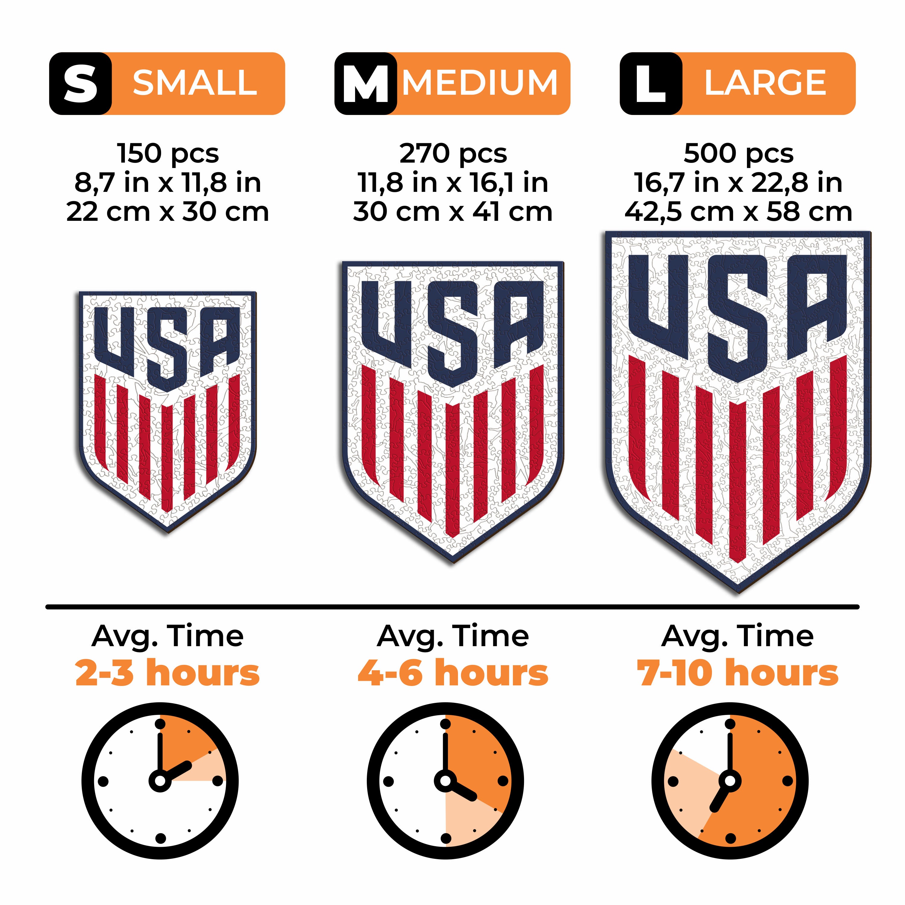 USMNT® Logo - Wooden Puzzle