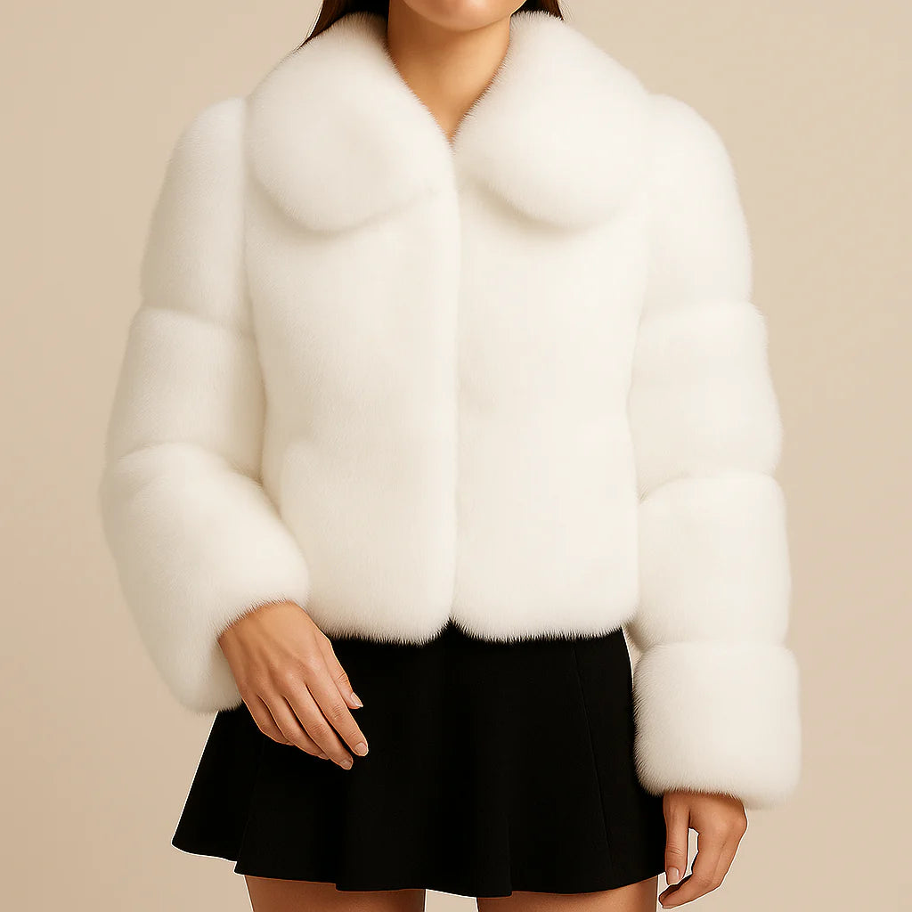 Enchanted Plush Collar Jacket