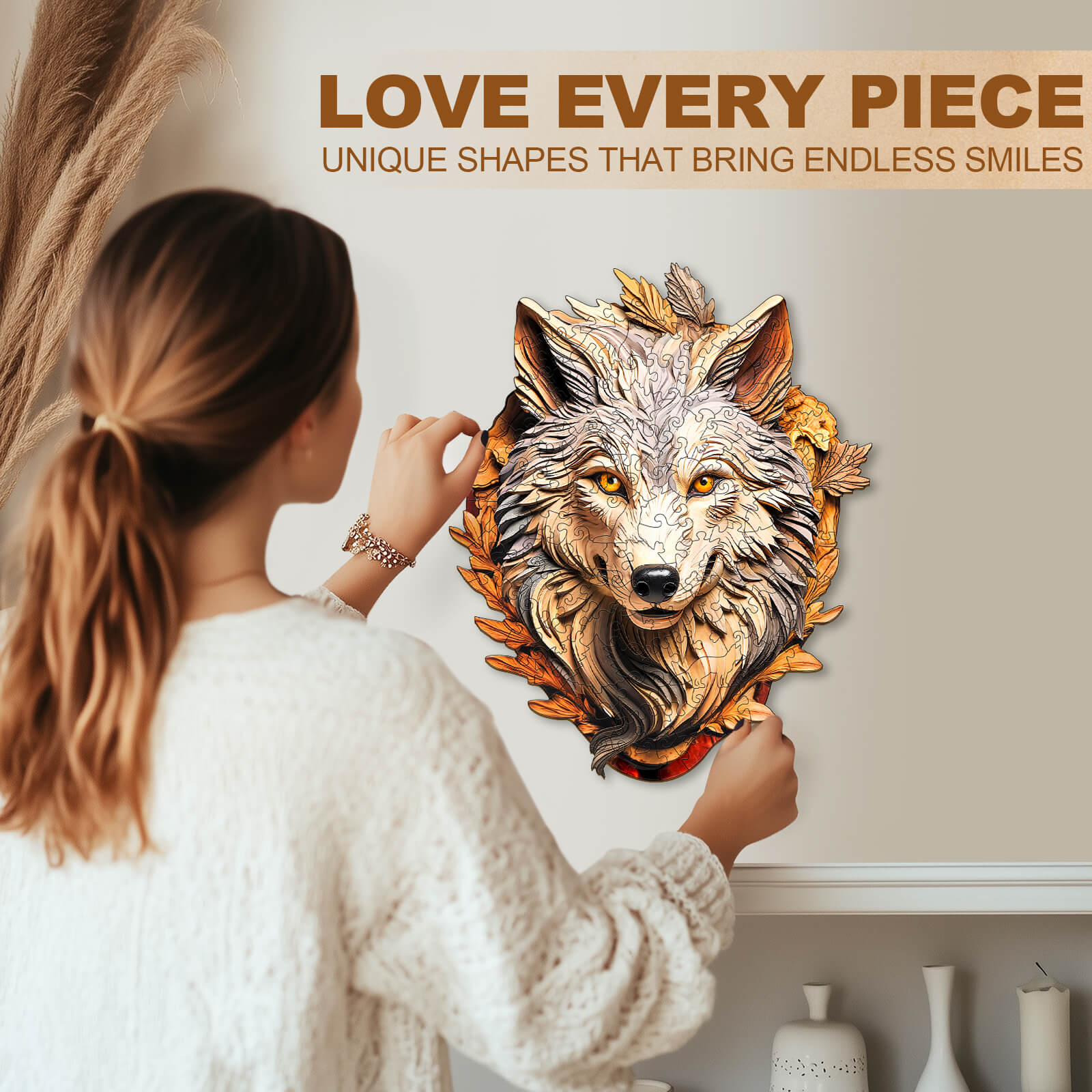 Eternal Wolf Wooden Jigsaw Puzzle