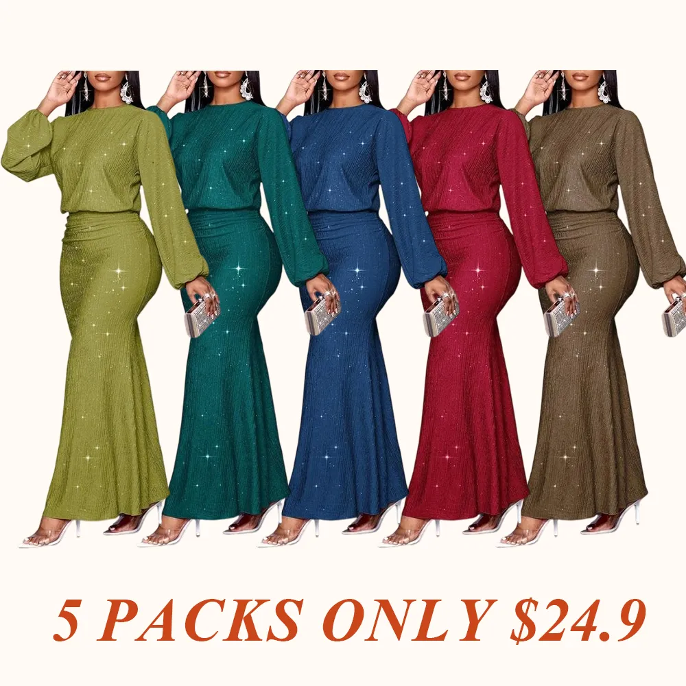 Women's Elegant Mermaid Hem Bodycon Dress