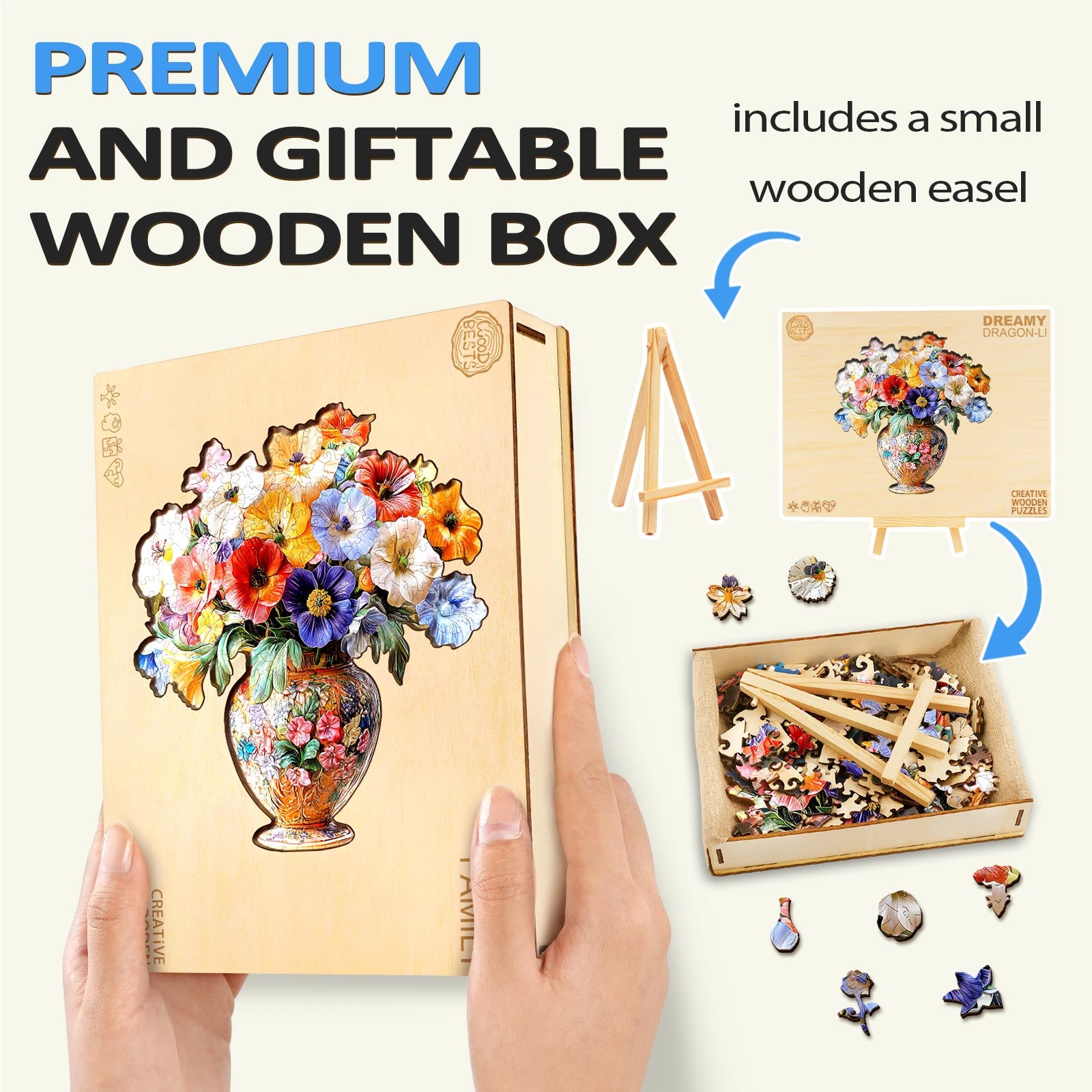 Vintage Flower Jigsaw Puzzle