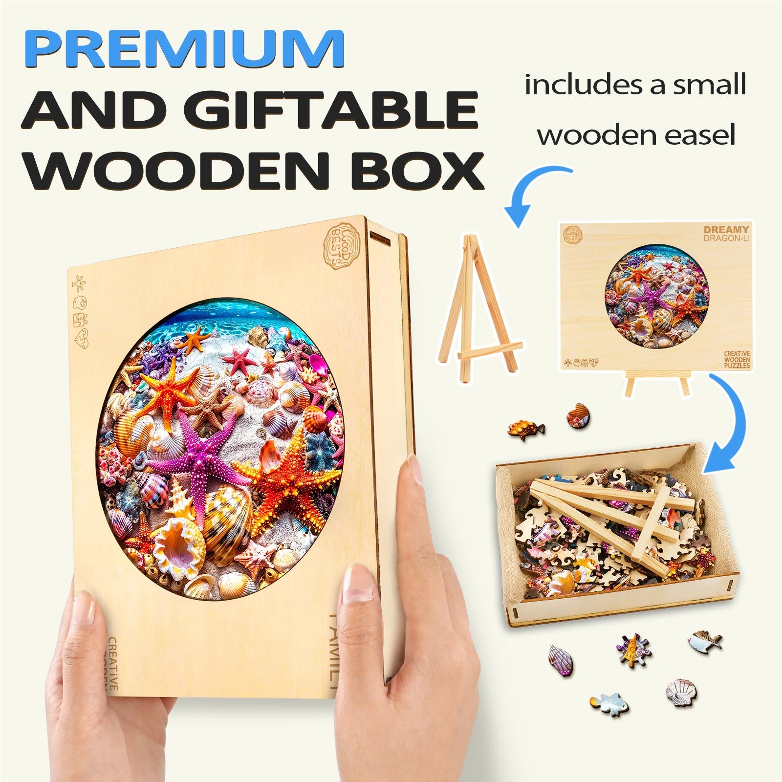 Starfish Wooden Jigsaw Puzzle