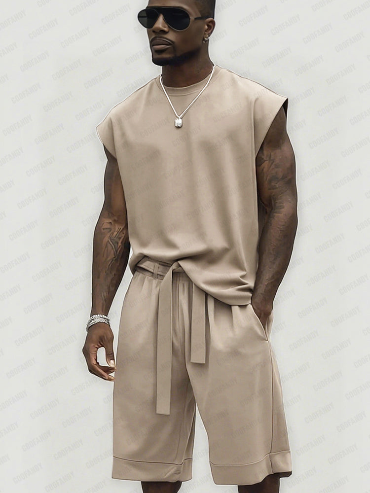 Casual Street Style Matching Set