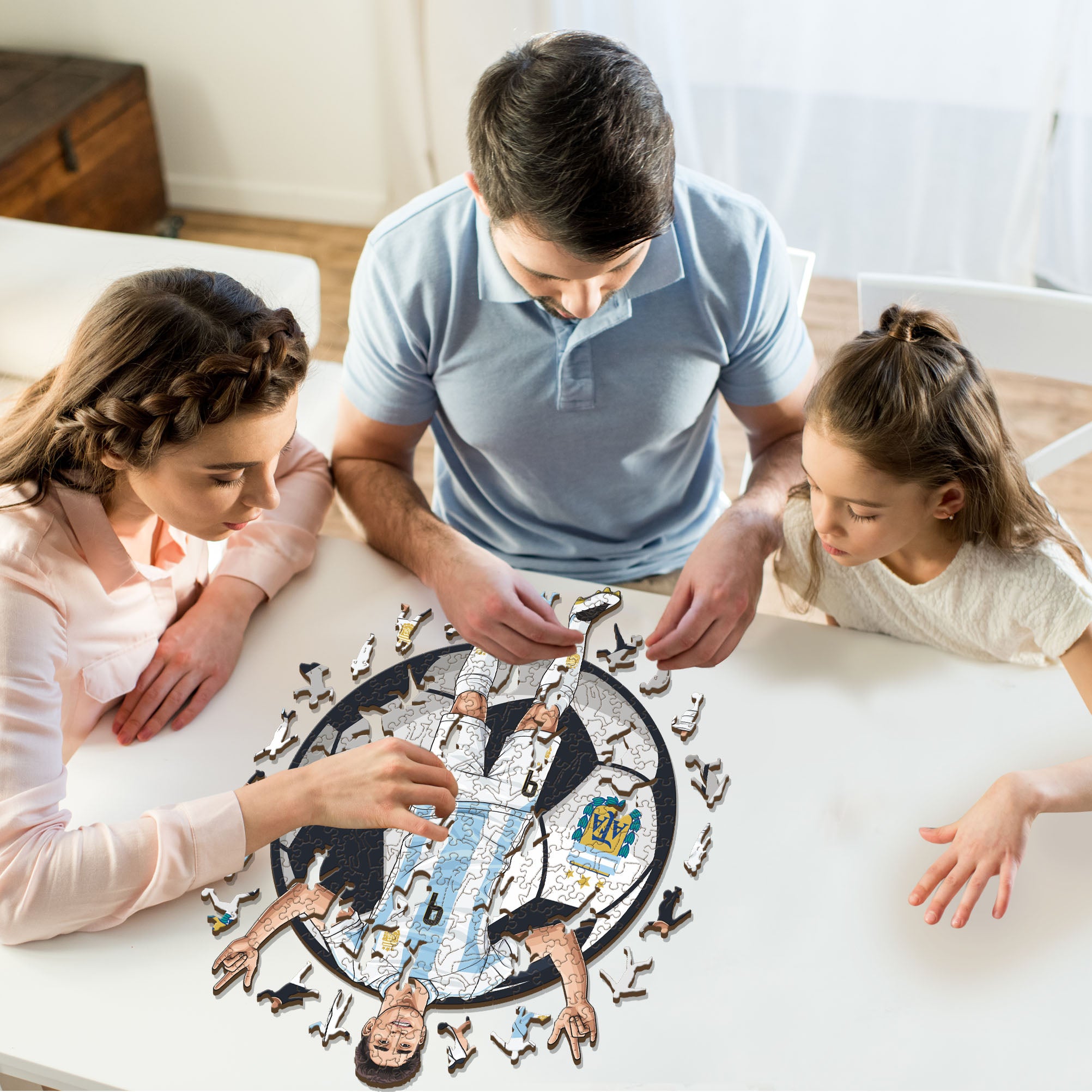 Julián Álvarez - Wooden Puzzle