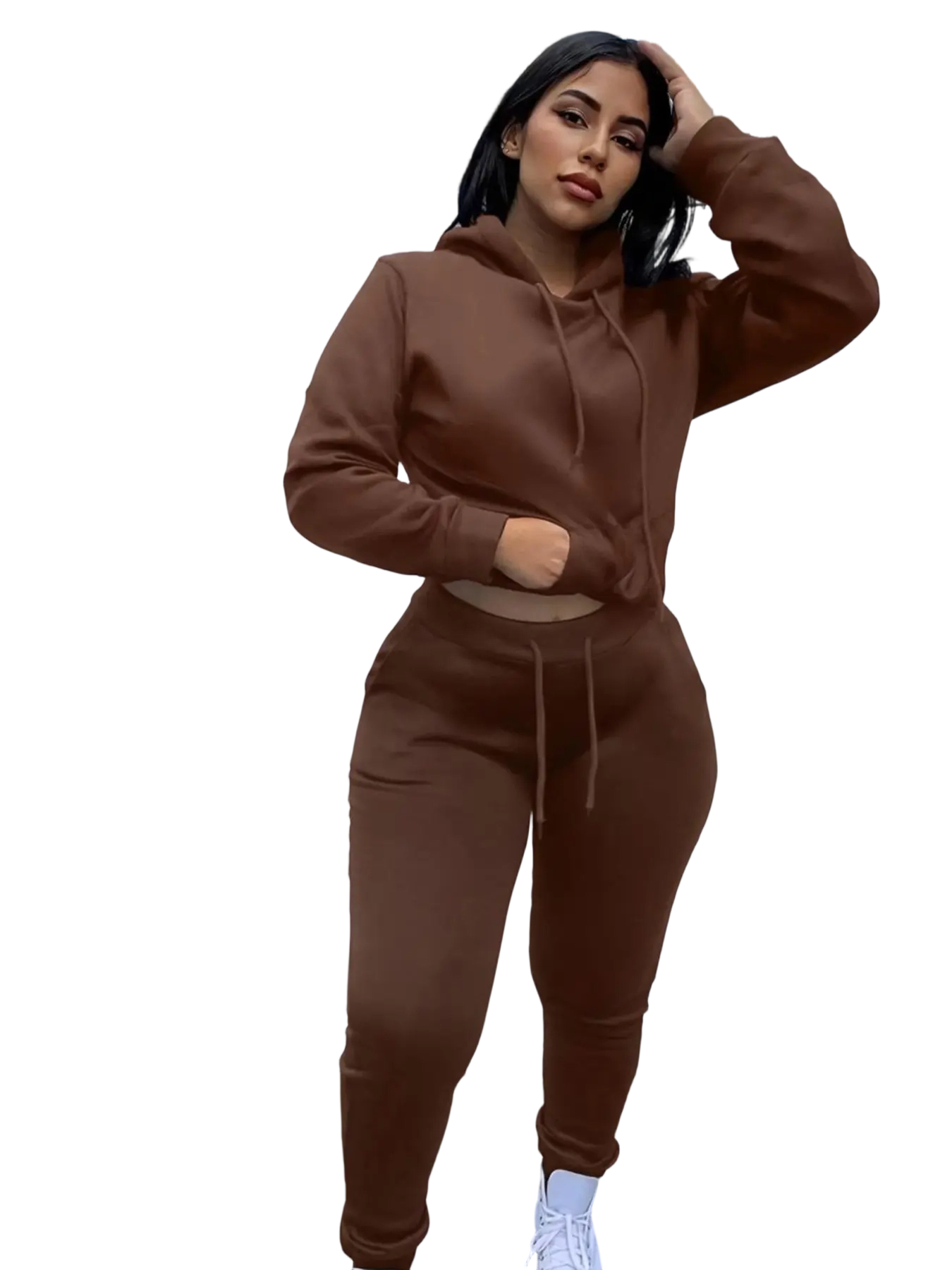 Women's Casual Hoodie and Jogger Pants Set