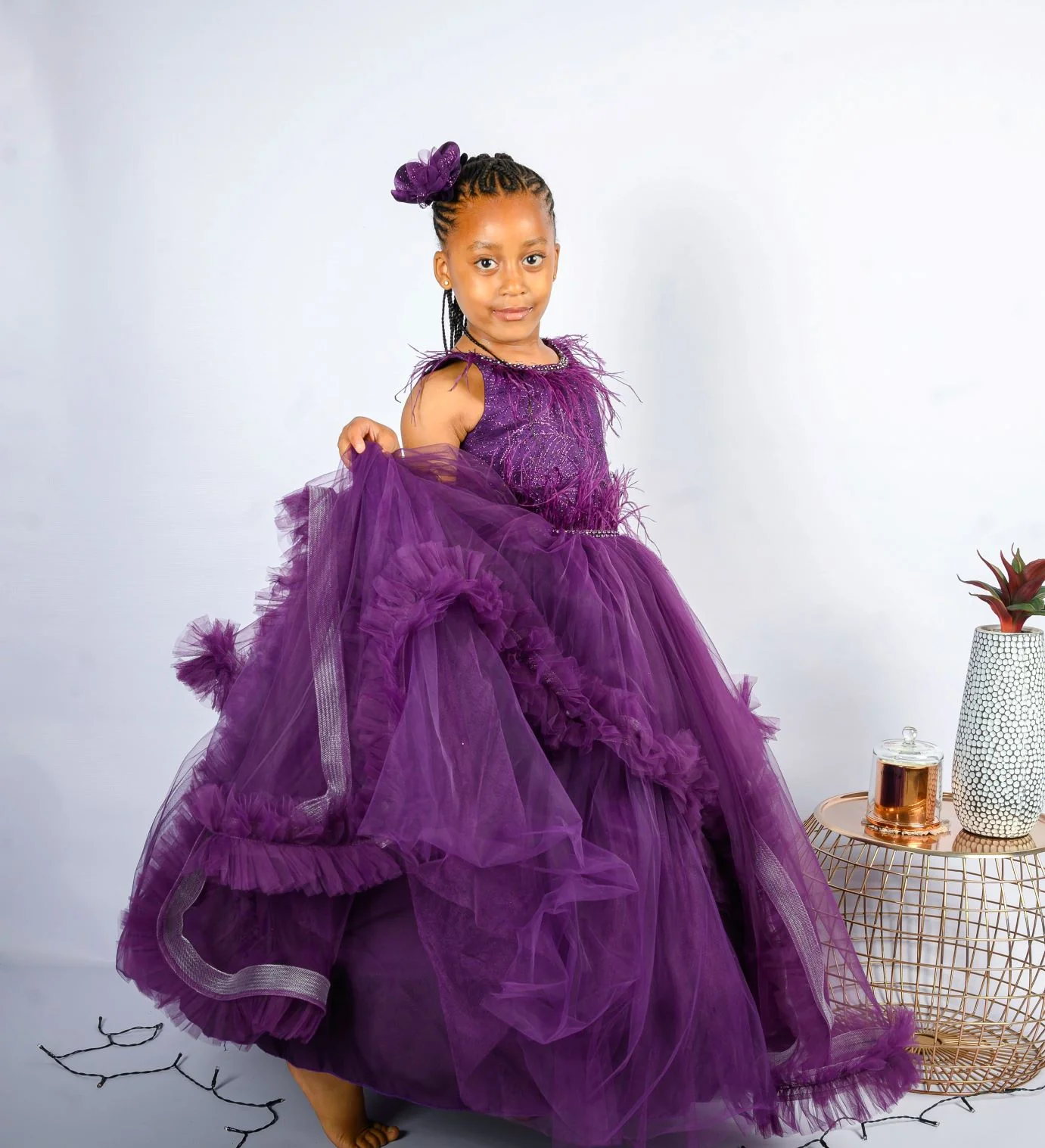 Dark Magenta Cinderella Dress