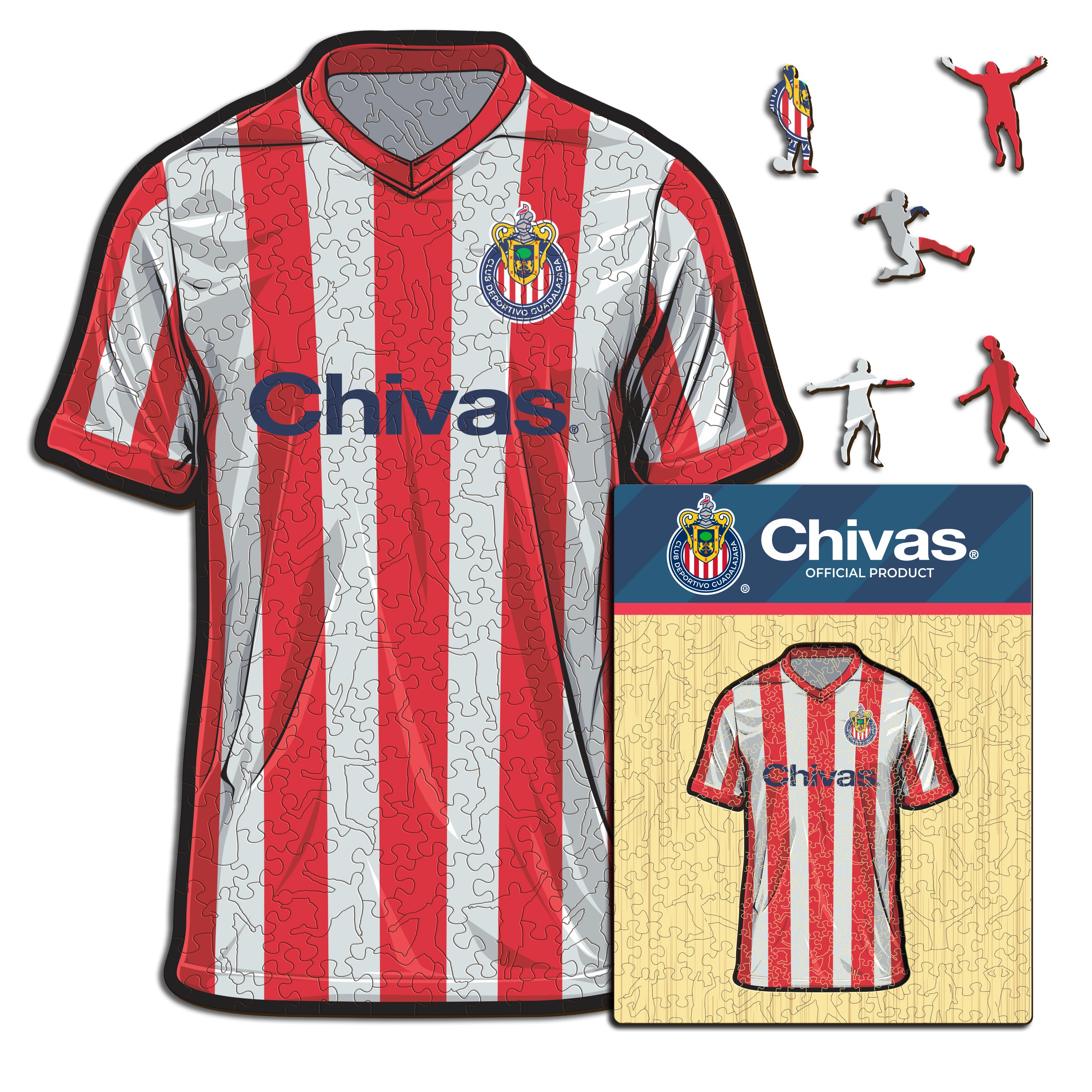 Chivas Guadalajara® Jersey - Wooden Puzzle
