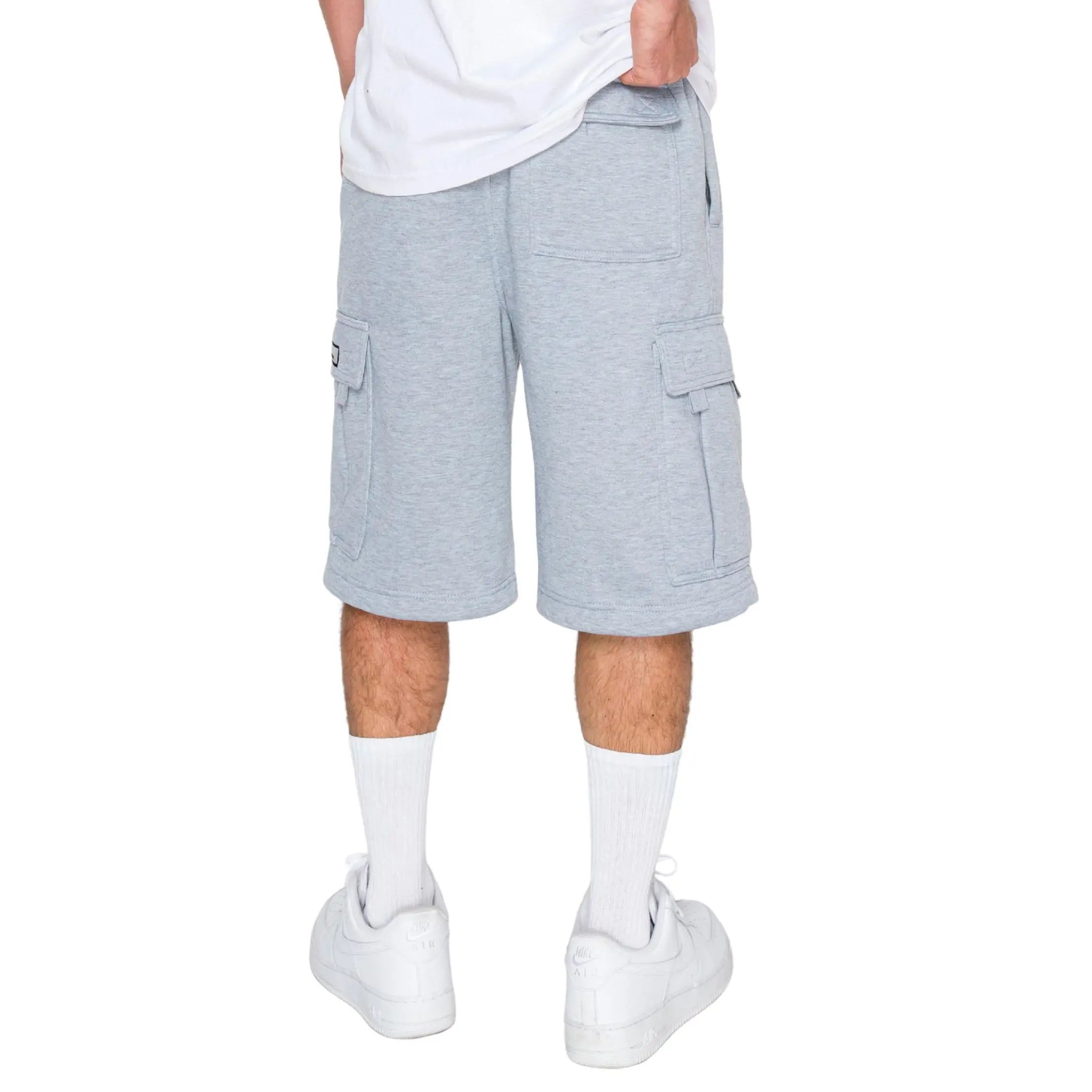 Baggy fit Fleece Shorts Menswear Cargo pocket