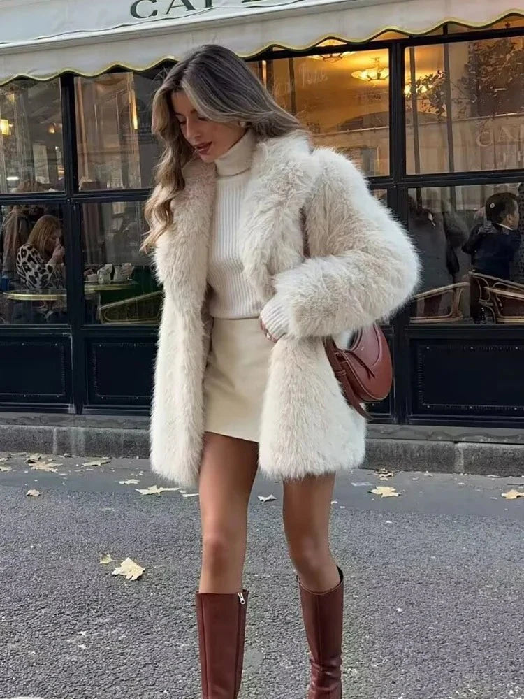 MARINA | Manteau Fourrure Tendance